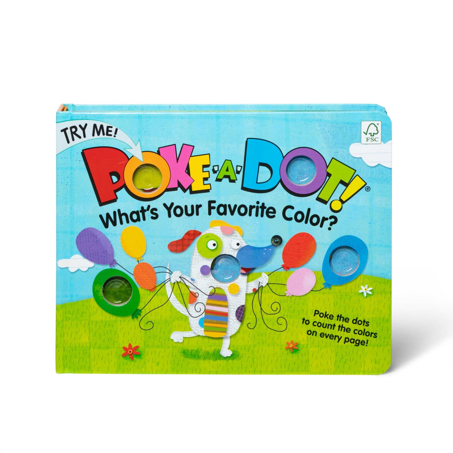 Hot Melissa & Doug Poke-a-Dot! What’s Your Favorite Color? Interactive Children's Board Book with Buttons to Pop, Educational Sensory Toy for Toddlers & Preschoolers Ages 3+ - FSC Certified