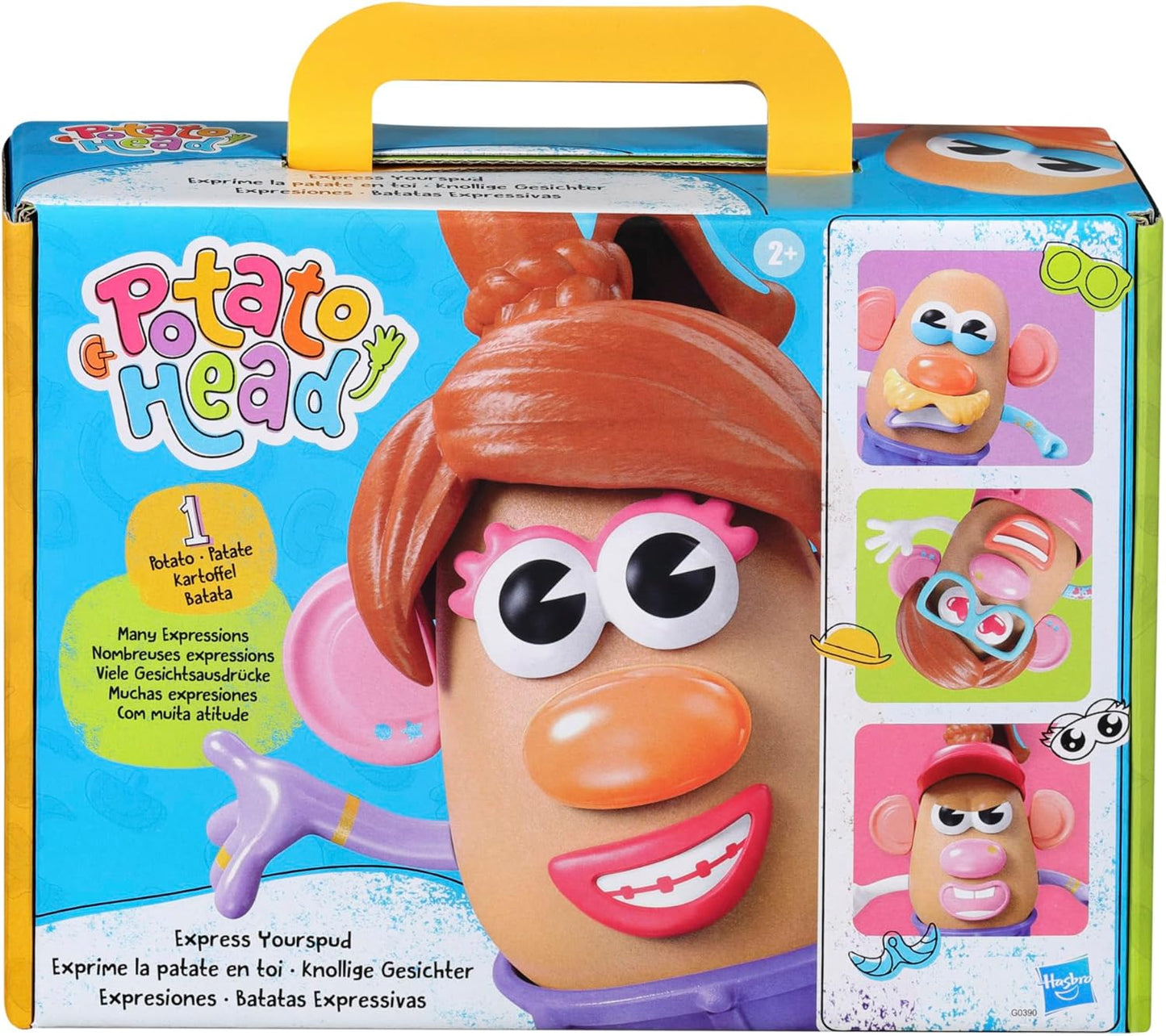 HotPotato Head Express Yourspud Playset with 1 Potato Body and 32 Accessories, Creative Toddler and Preschool Toys for Boys and Girls 2 Years and Up (Amazon Exclusive)