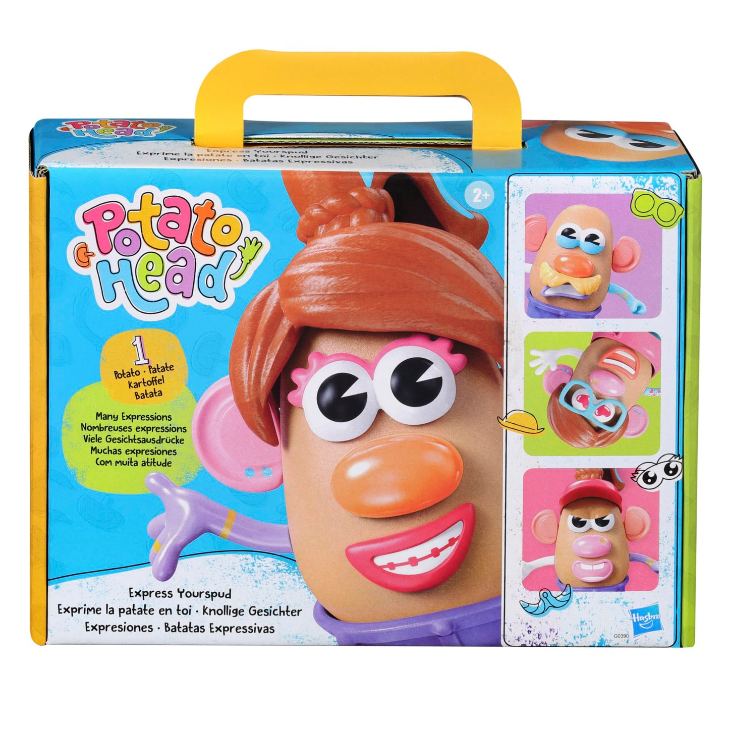 HotPotato Head Express Yourspud Playset with 1 Potato Body and 32 Accessories, Creative Toddler and Preschool Toys for Boys and Girls 2 Years and Up (Amazon Exclusive)