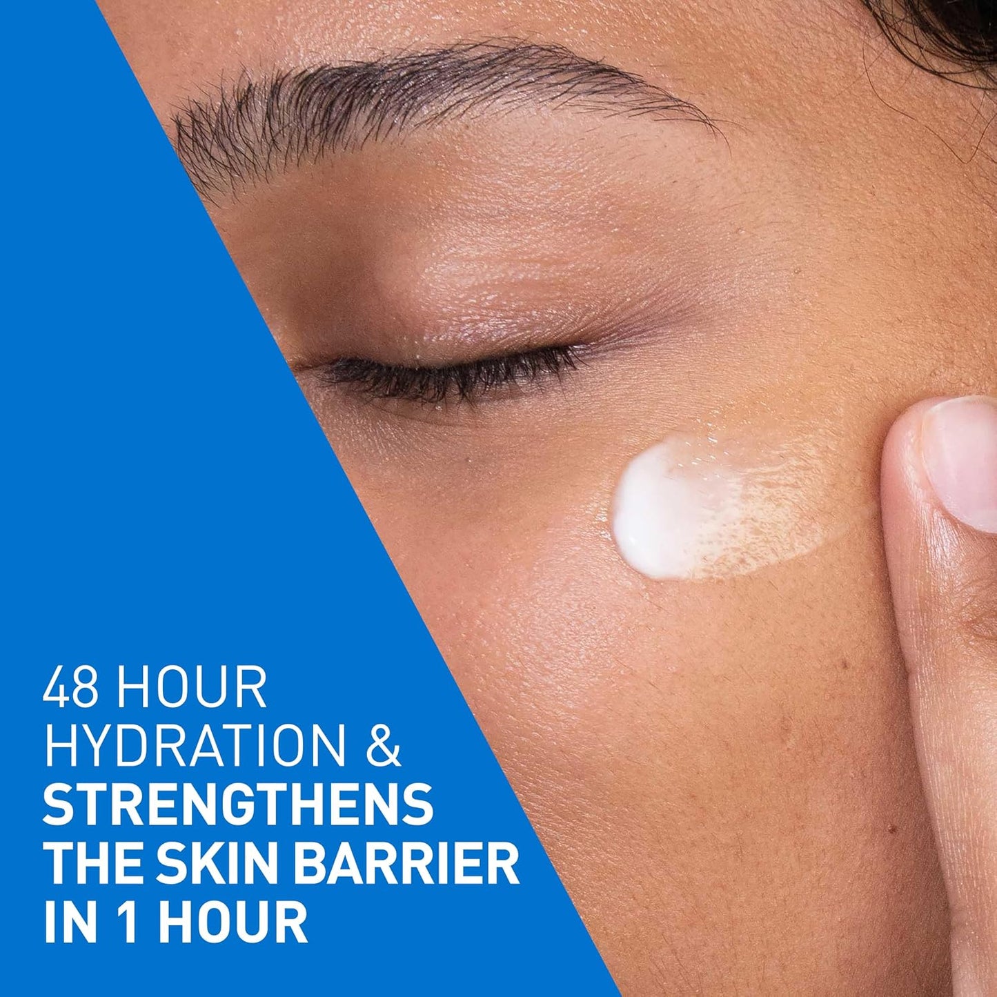 HotCeraVe PM Facial Moisturizing Lotion, Night Cream with Hyaluronic Acid and Niacinamide, Ultra-Lightweight, Oil-Free Moisturizer for Face, 3 Ounce