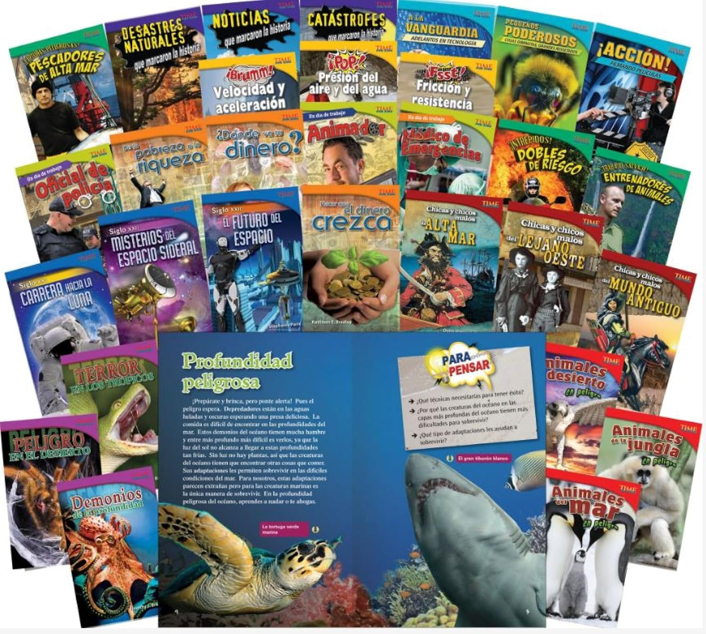 Hot TIME FOR KIDS® Informational Text Grade 5 Spanish 30-Book Set