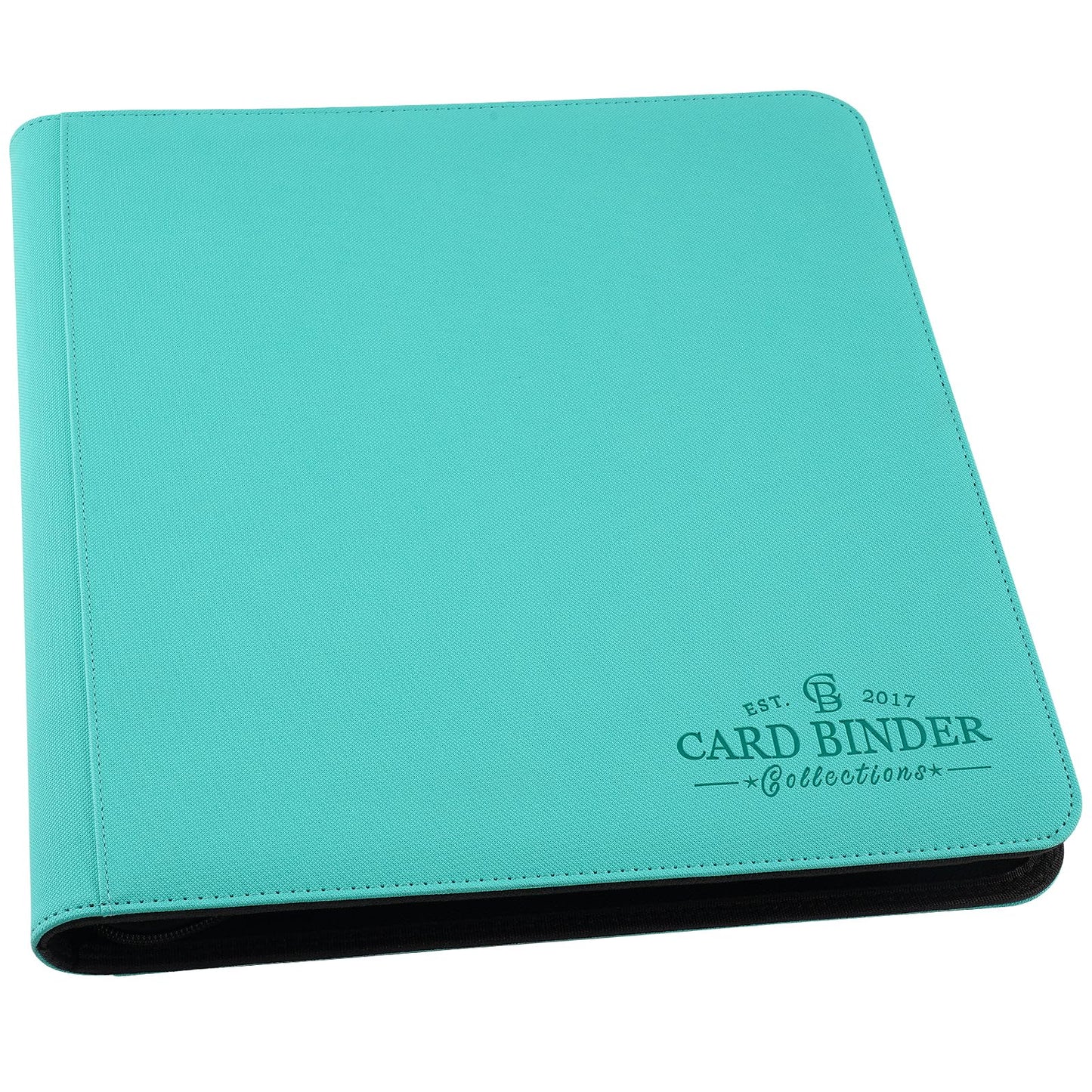 Hot 9 Pocket Card Binder, Premium Zip Trading Card Binder, 540 Double Sided Pocket PU Collection Binder, Collector Album, Card Folder for MTG, TCG, Sports Cards (Black)