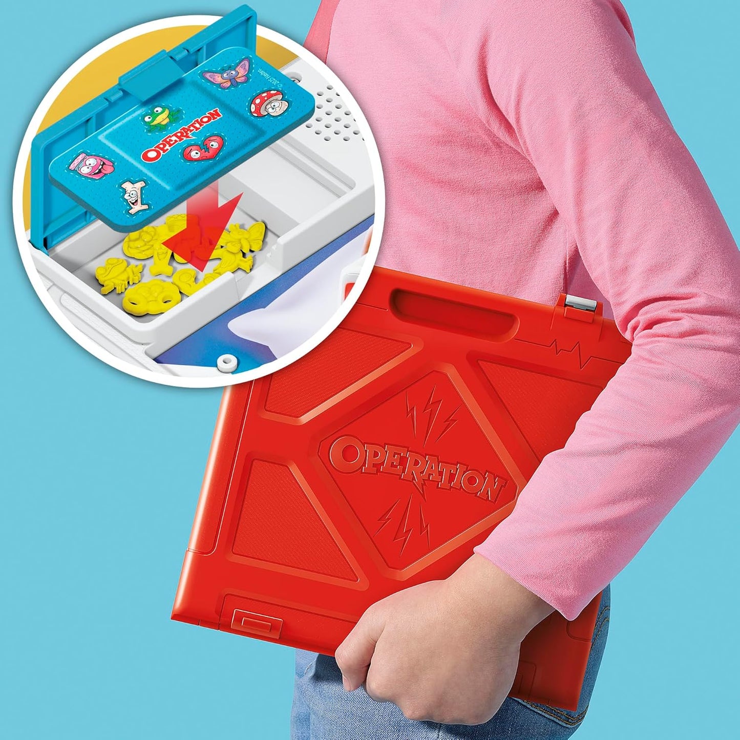 HotOperation Electronic Board Game with All-in-One Carrying Case | 2 Ways to Play | Ages 6+ | 1+ Players | 10 Mins. | Fun Kids Games