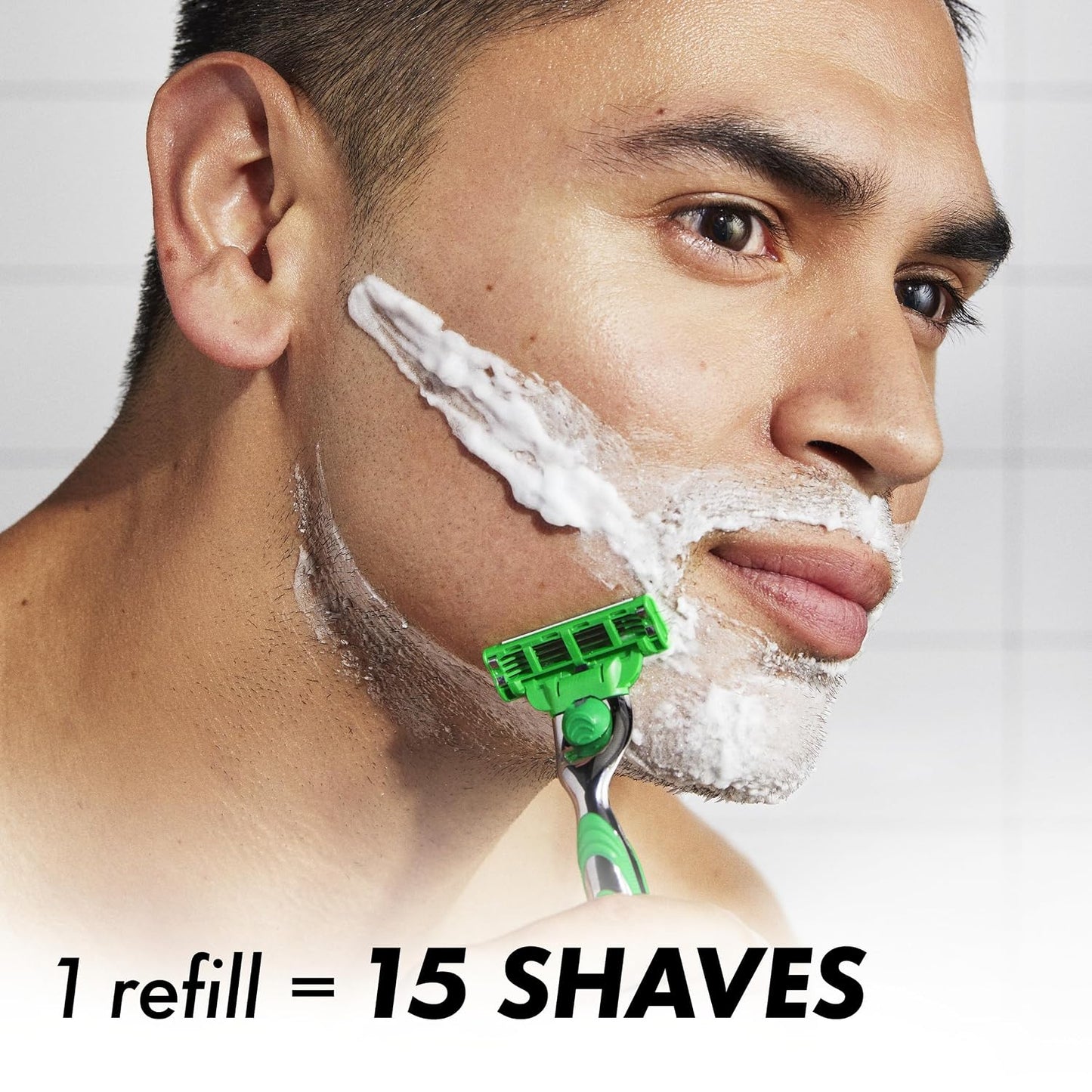 HotGillette Mach3 Sensitive Mens Shaving Razor Blade Refills, 20 Count