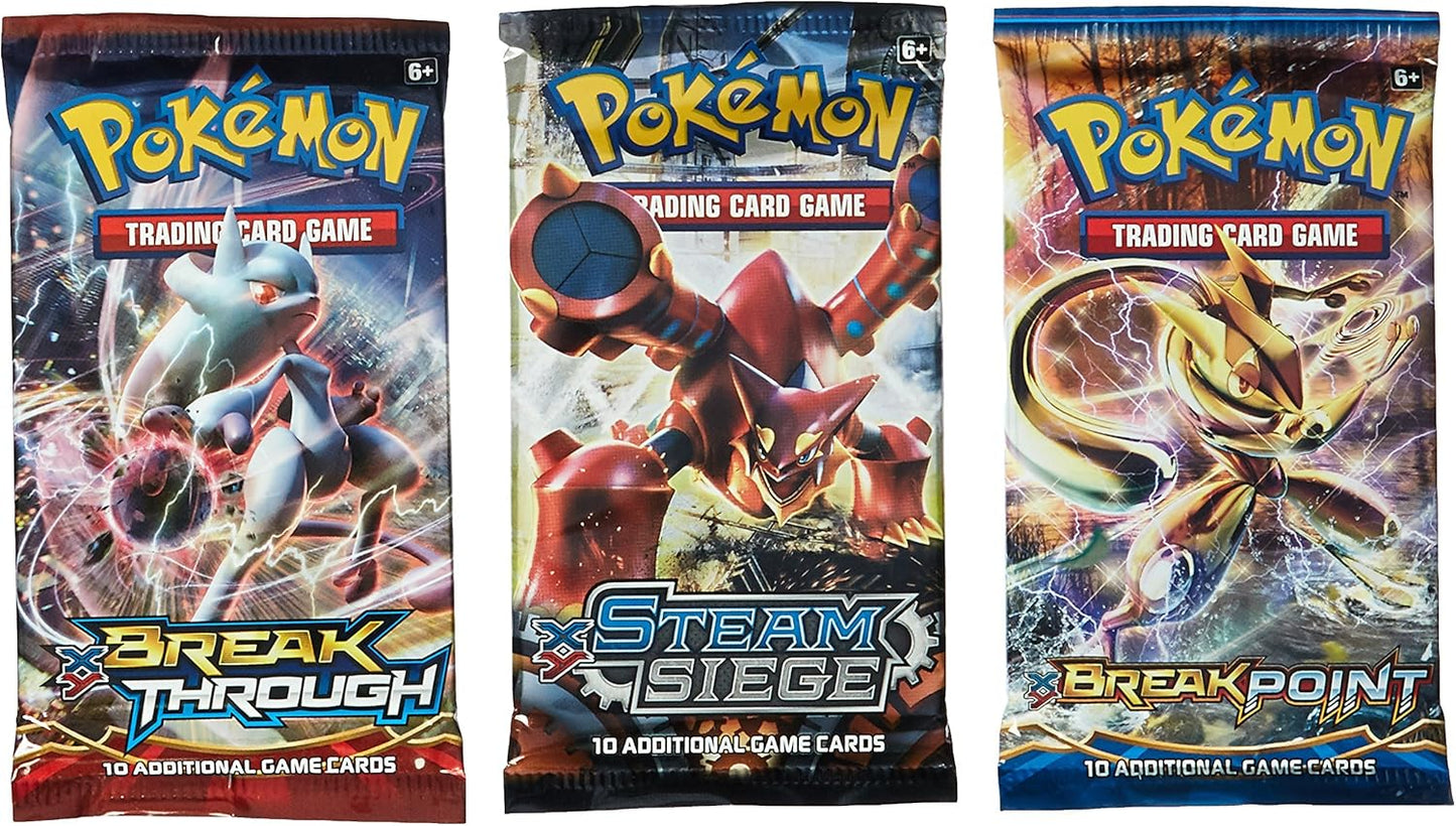 HotPokemon TCG 3 Booster Packs, 30 Cards Total, Value Pack with 3 Blister Packs, 100% Authentic, Random Chance at Rares & Holofoils