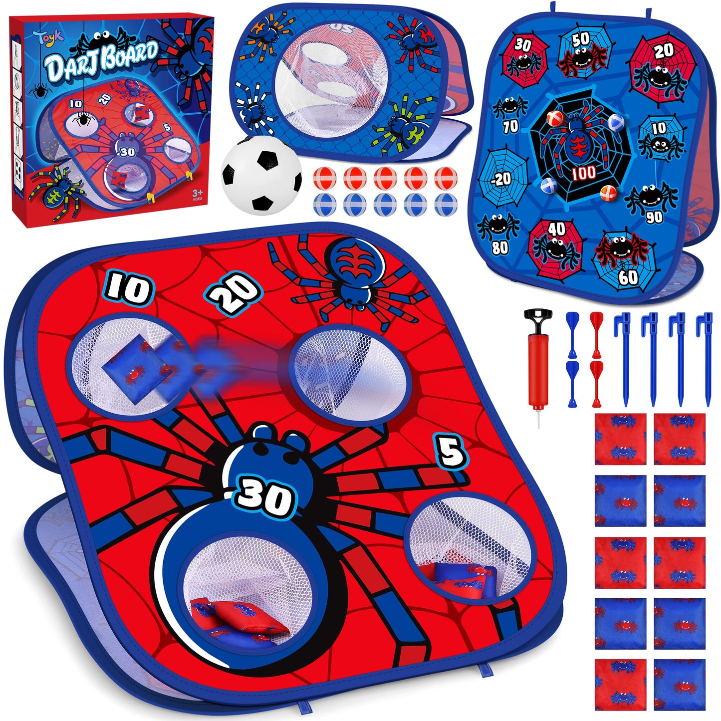 HotAnimal Bean Bag Toss Game Toy Outdoor Toss Game, Family Party Party Supplies for Kids, Gift for Boys Birthday or Christmas for Toddlers Ages 3 4 5 6 Year Old