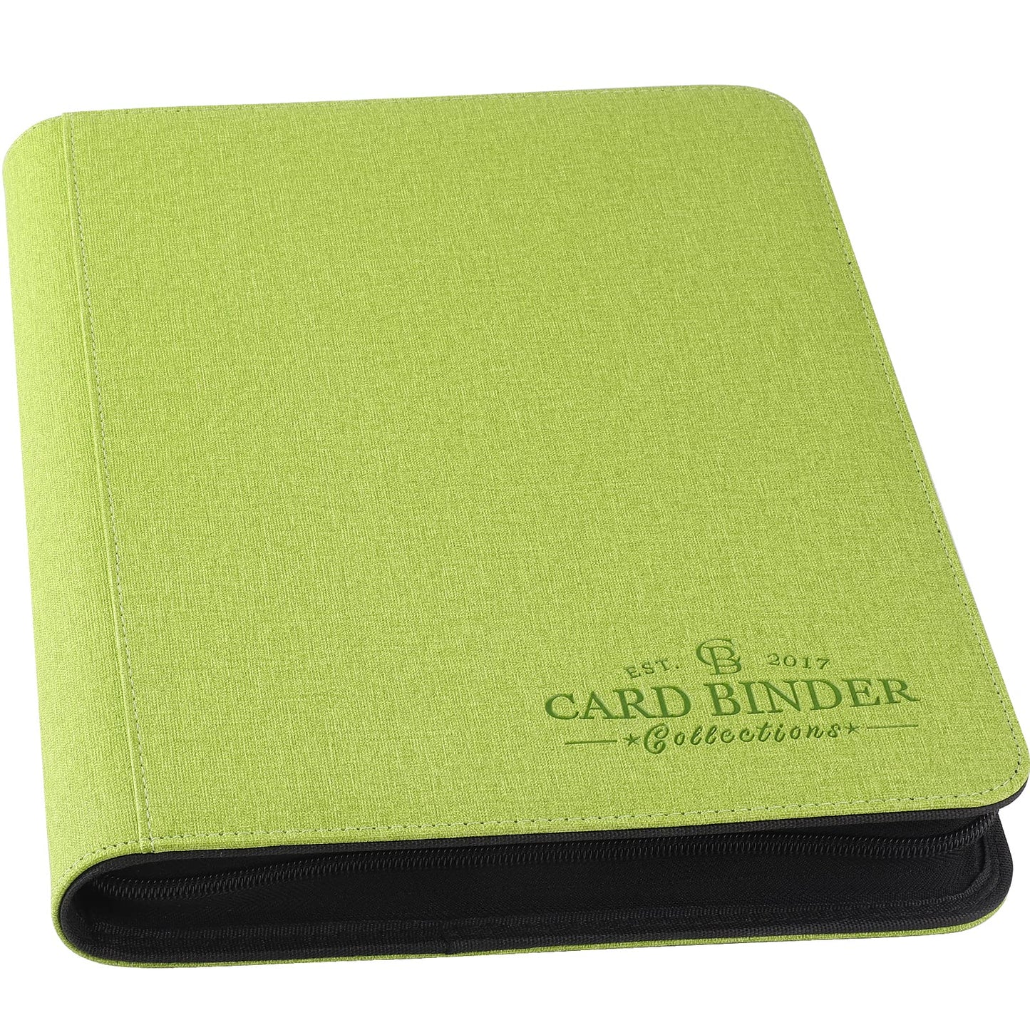 Hot 9 Pocket Card Binder, Premium Zip Trading Card Binder, 540 Double Sided Pocket PU Collection Binder, Collector Album, Card Folder for MTG, TCG, Sports Cards (Black)