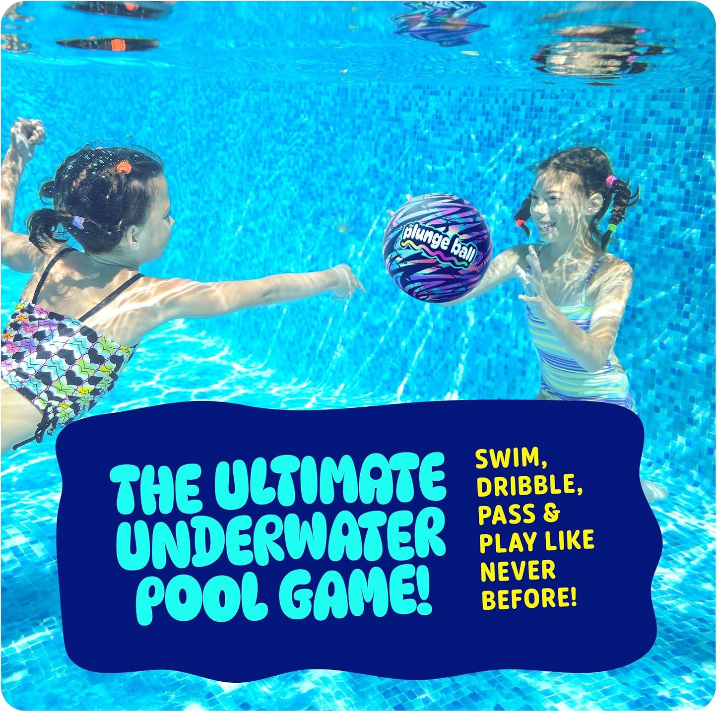 Hot HydroSport Plunge Ball - Pool Toys - Swimming Pool Games for Kids, Adults and Family - Water Balls - Water Toys for Kids Ages 8-12 - Teens, Boys Fun Stuff - Swim Balls Sports Accessories (9 Inch)