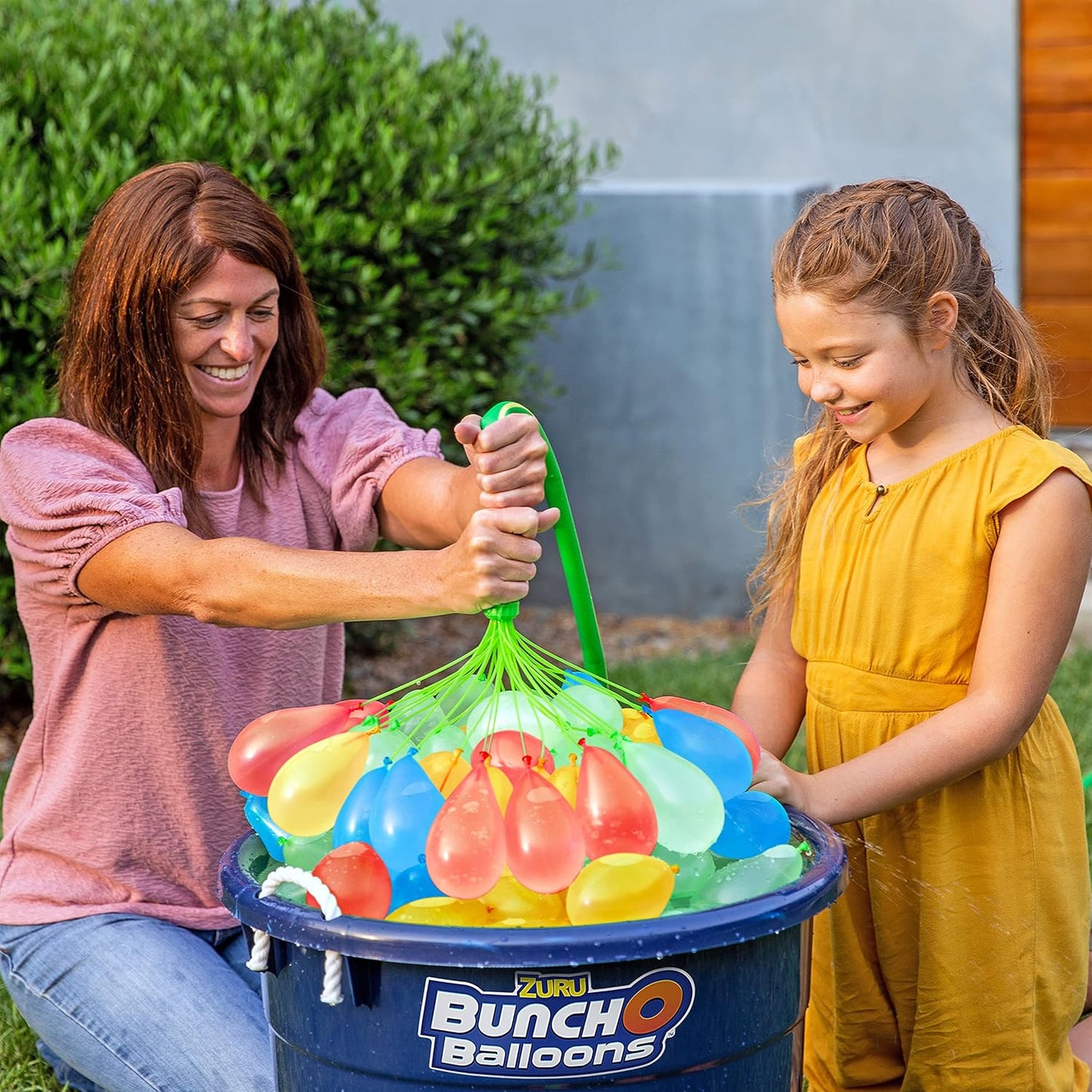 HotBunch O Balloons Crazy Color by ZURU, 200+ Rapid-Filling Self-Sealing Water Balloons for Outdoor Family, Friends, Children Summer Fun, Amazon Exclusive (6 Pack)