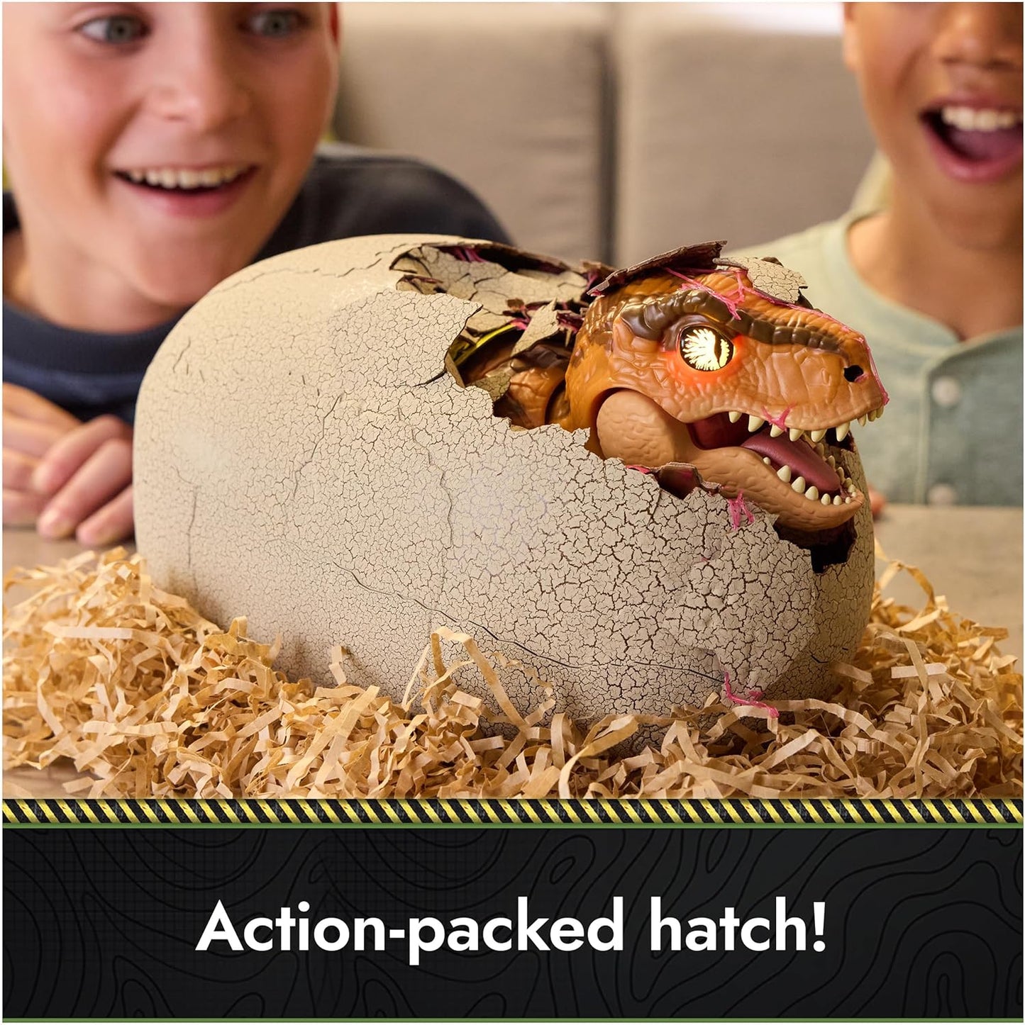 Hot Primal Hatch Jurassic World Interactive T-Rex Toy Dinosaur Egg | Interactive Dino Figure, Realistic Hatching Experience, 100+ Sounds & Reactions, Train & Feed, Gifts for Kids Ages 5+