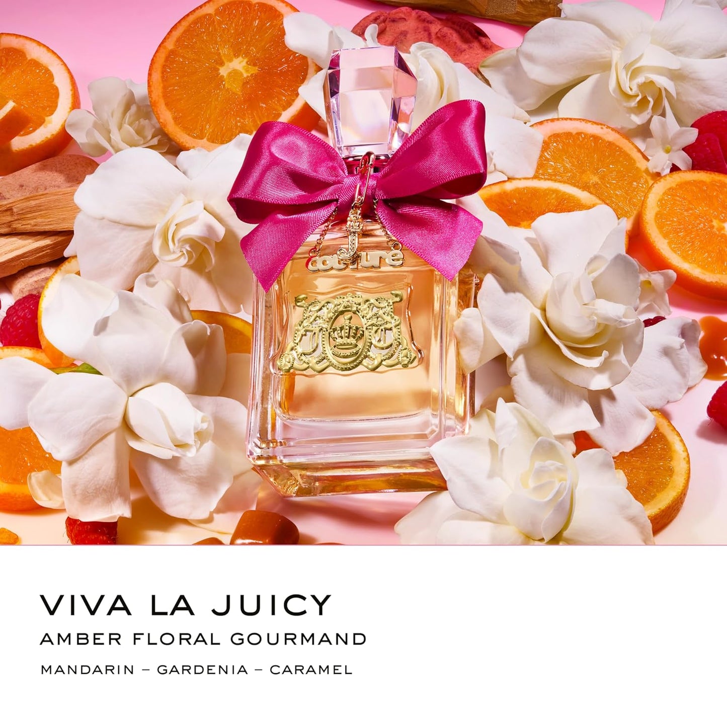 Hot Juicy Couture Viva La Juicy Eau De Parfum, Women's Perfume with Notes of Mandarin, Gardenia & Caramel, Floral & Sweet Perfume for Women, EDP Spray