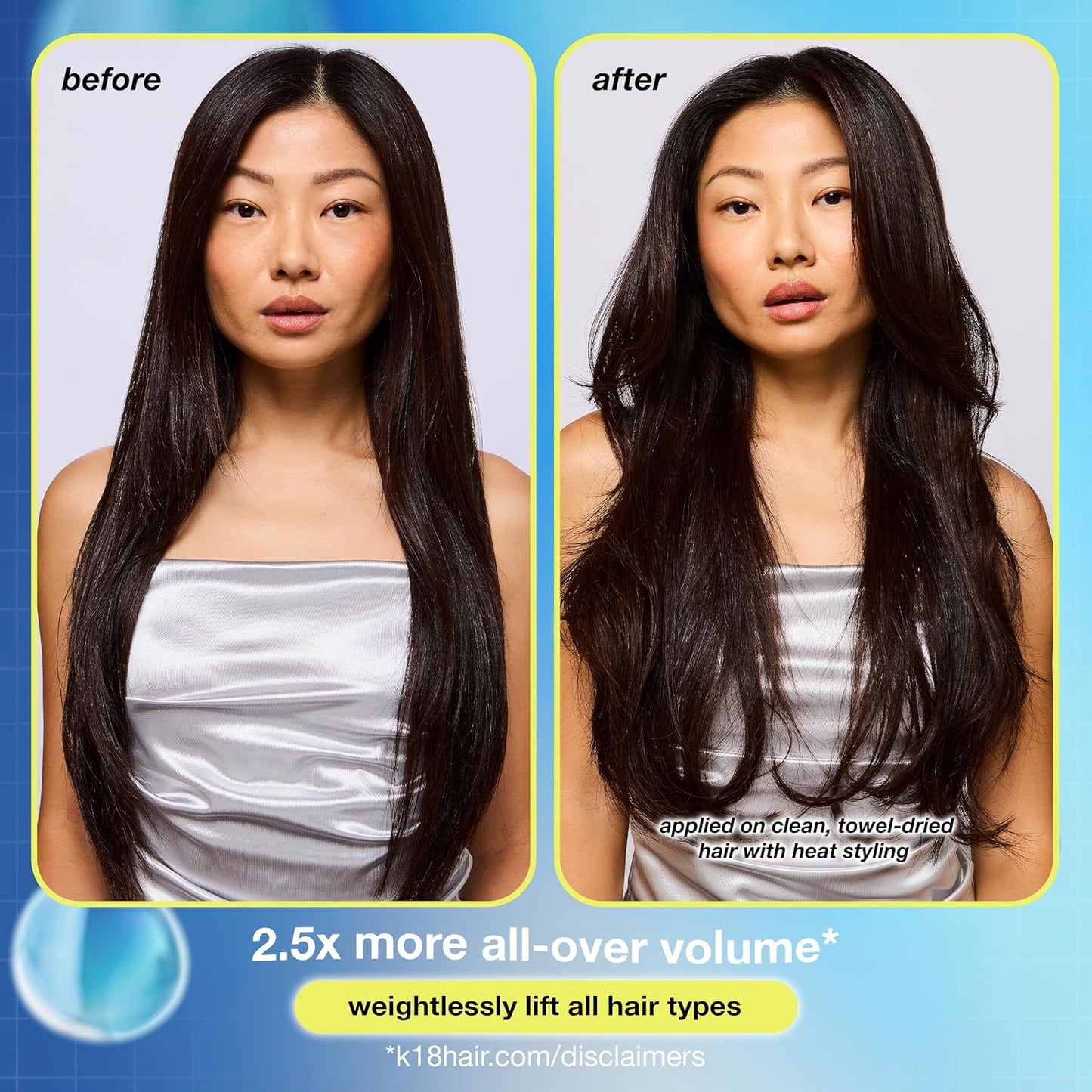 HotK18 AstroLift™ Reparative Volume Spray, 2-Day Hair Thickening + Hold For Thin, Fine, Fragile Hair, Non-Sticky, Non-Crunchy, Humidity-Resistant Volumizing Spray
