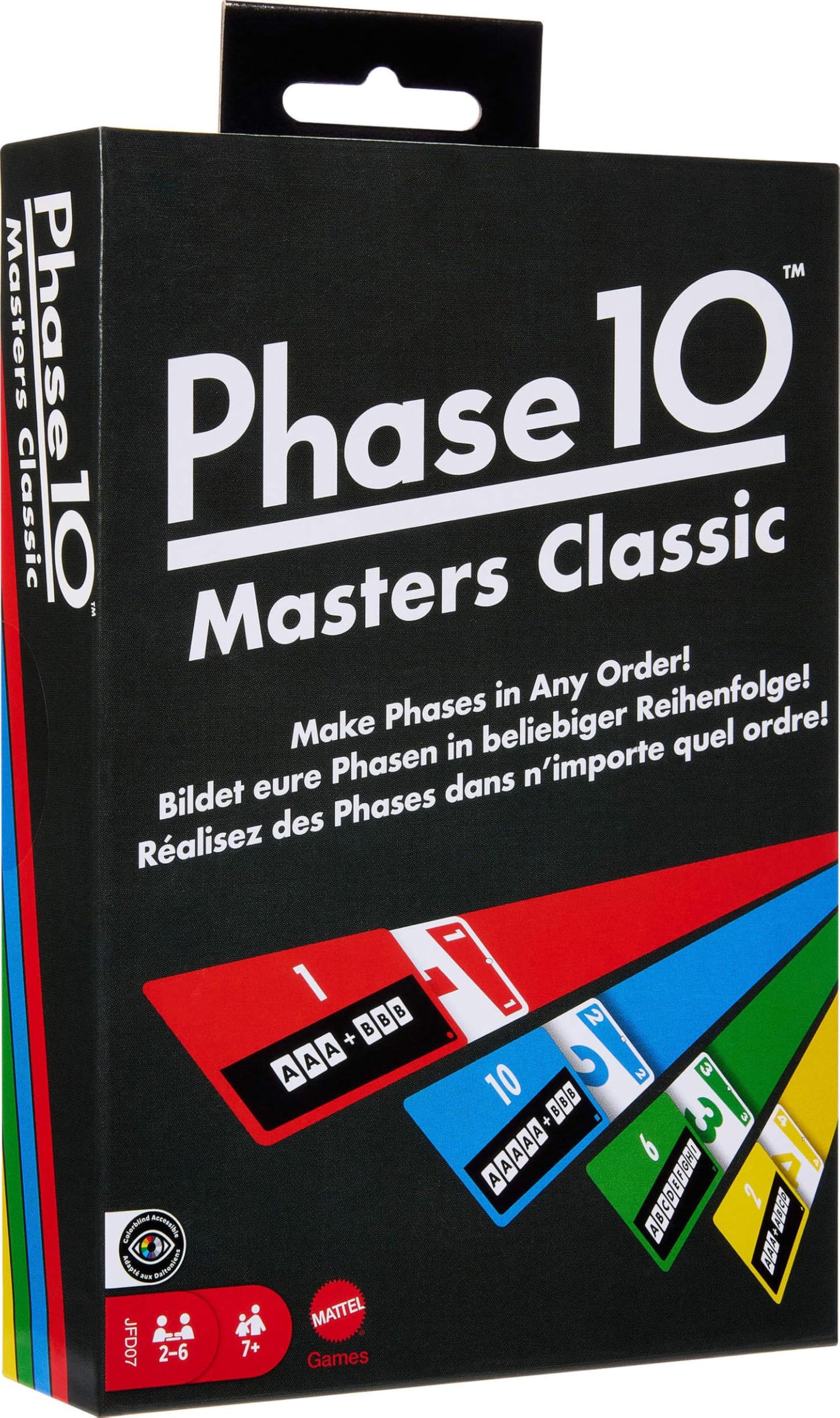 HotMattel Games Phase 10 Card Game in Storage Tin for Ages 7+