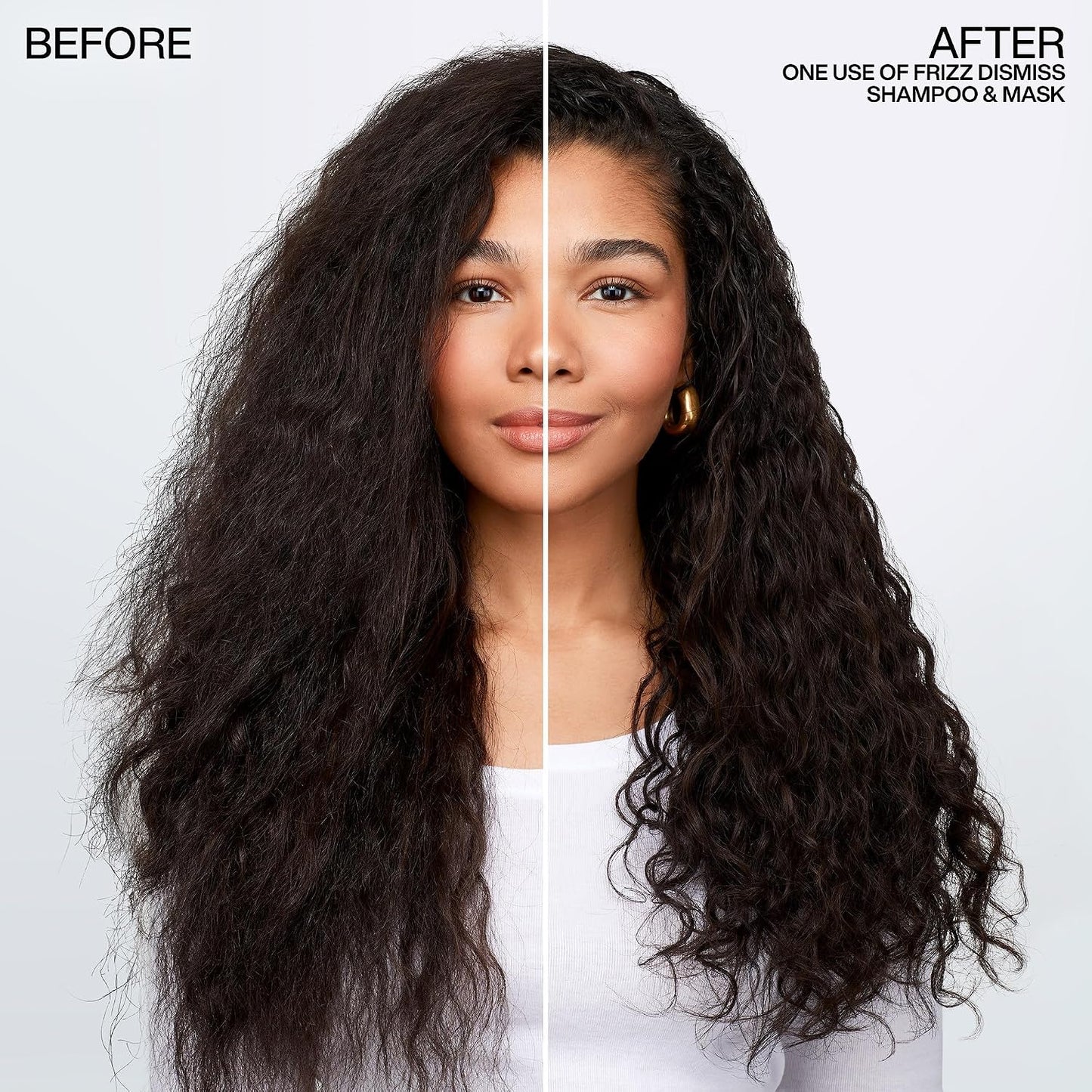 HotRedken Frizz Dismiss Shampoo For Frizzy Hair - Provides Smoothness & Shine, Weightless Frizz Control, Sulfate-Free