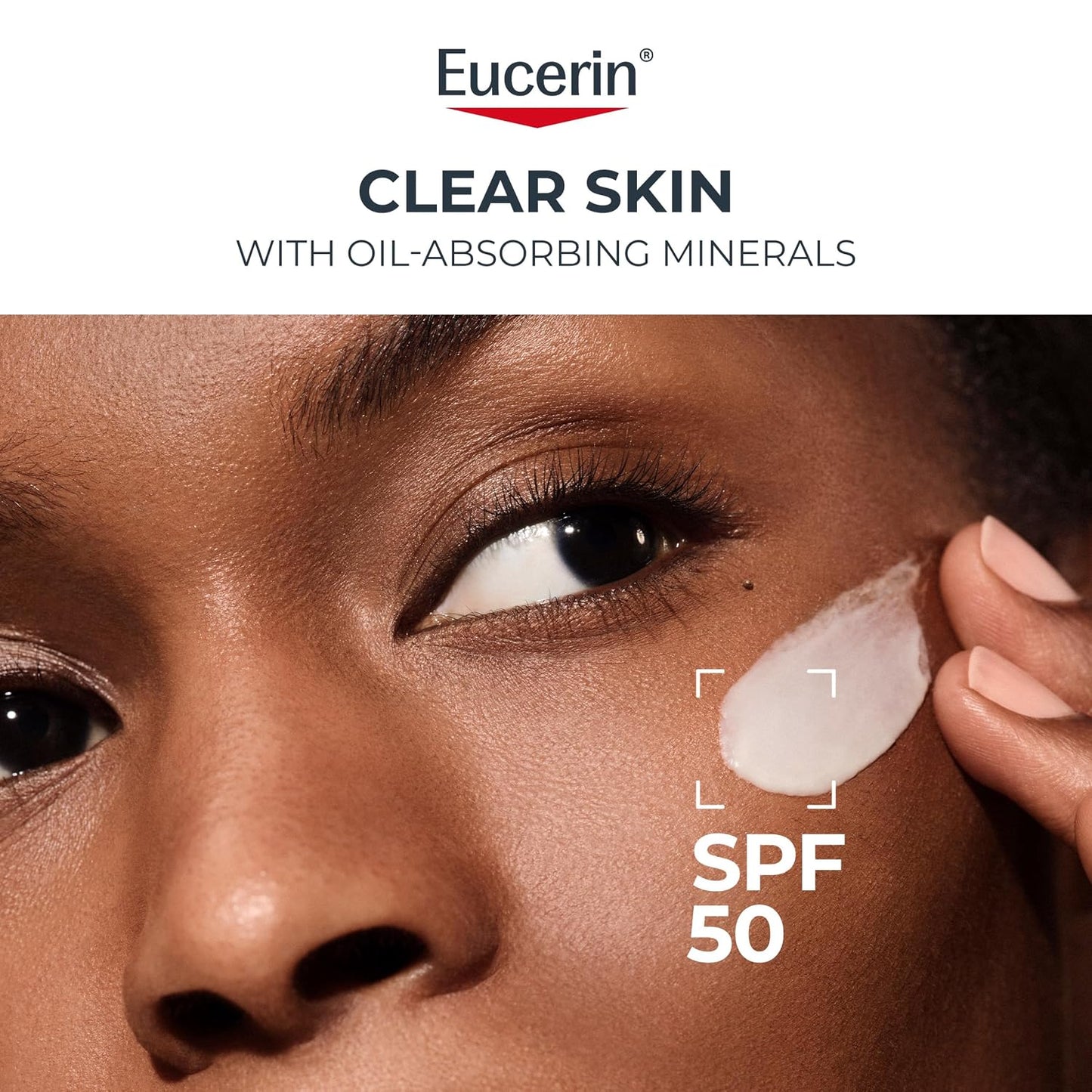 HotEucerin Sun Clear Skin Face Sunscreen Lotion SPF 50, 2.5 FL OZ