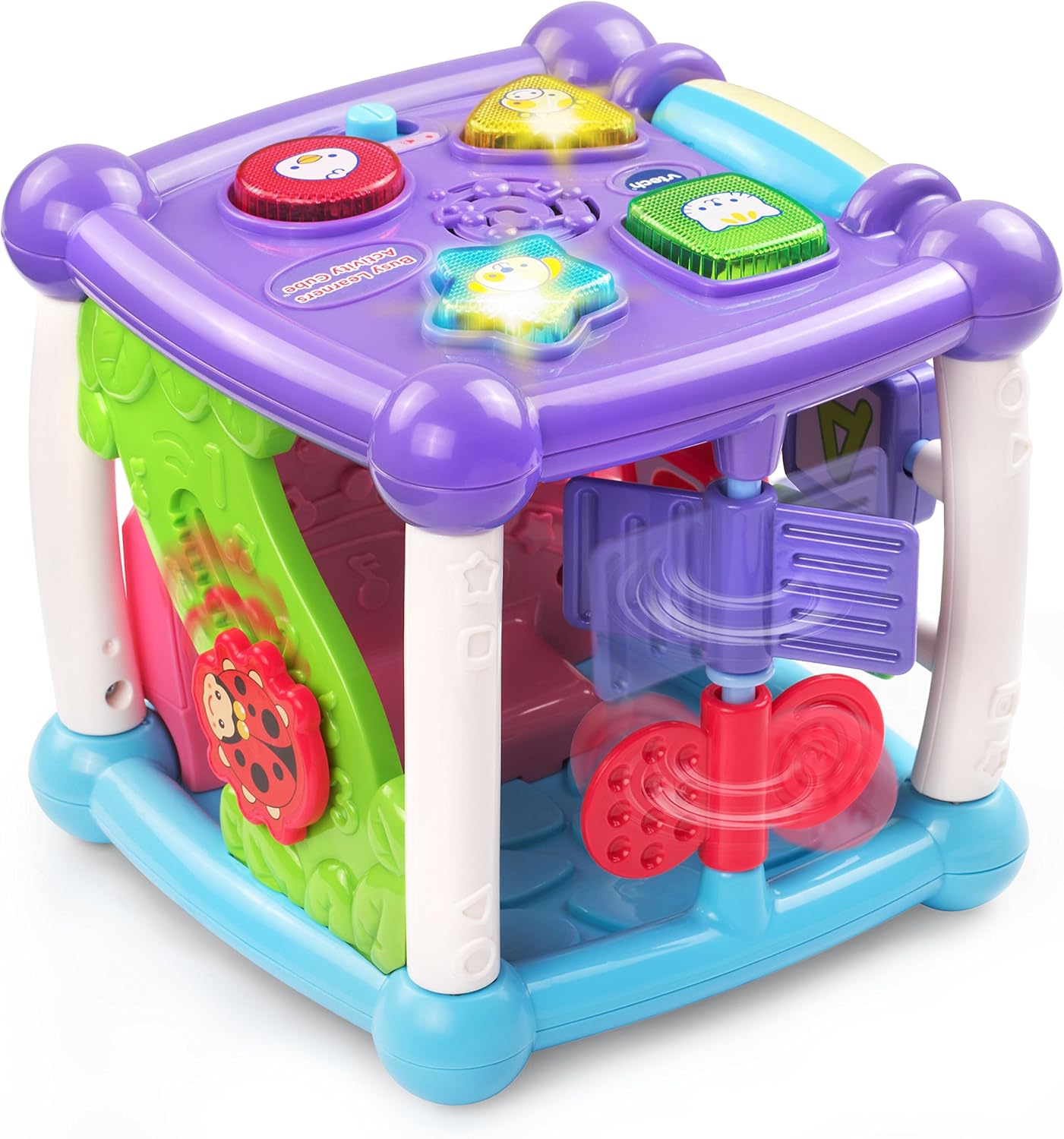 HotVTech Busy Learners Activity Cube, Purple