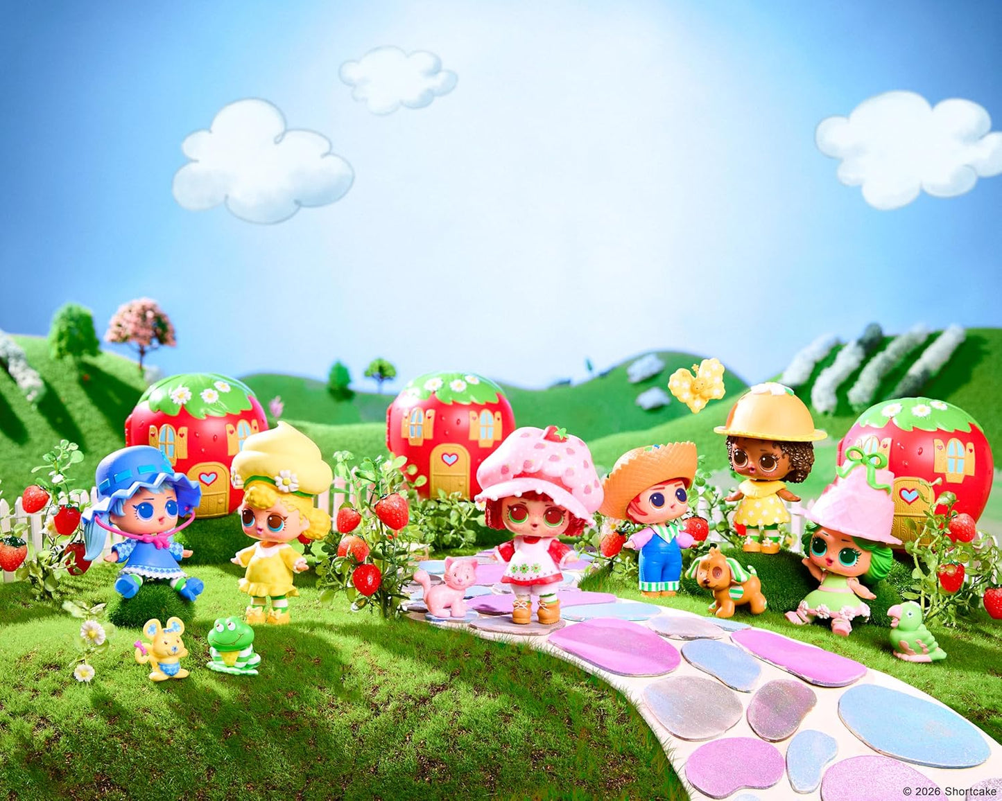 Hot LOL Surprise Loves The World of Strawberry Shortcake Tots with Scented Dolls, Pets, and Transforming Strawberry House Playset – Gift for Kids Ages 4+