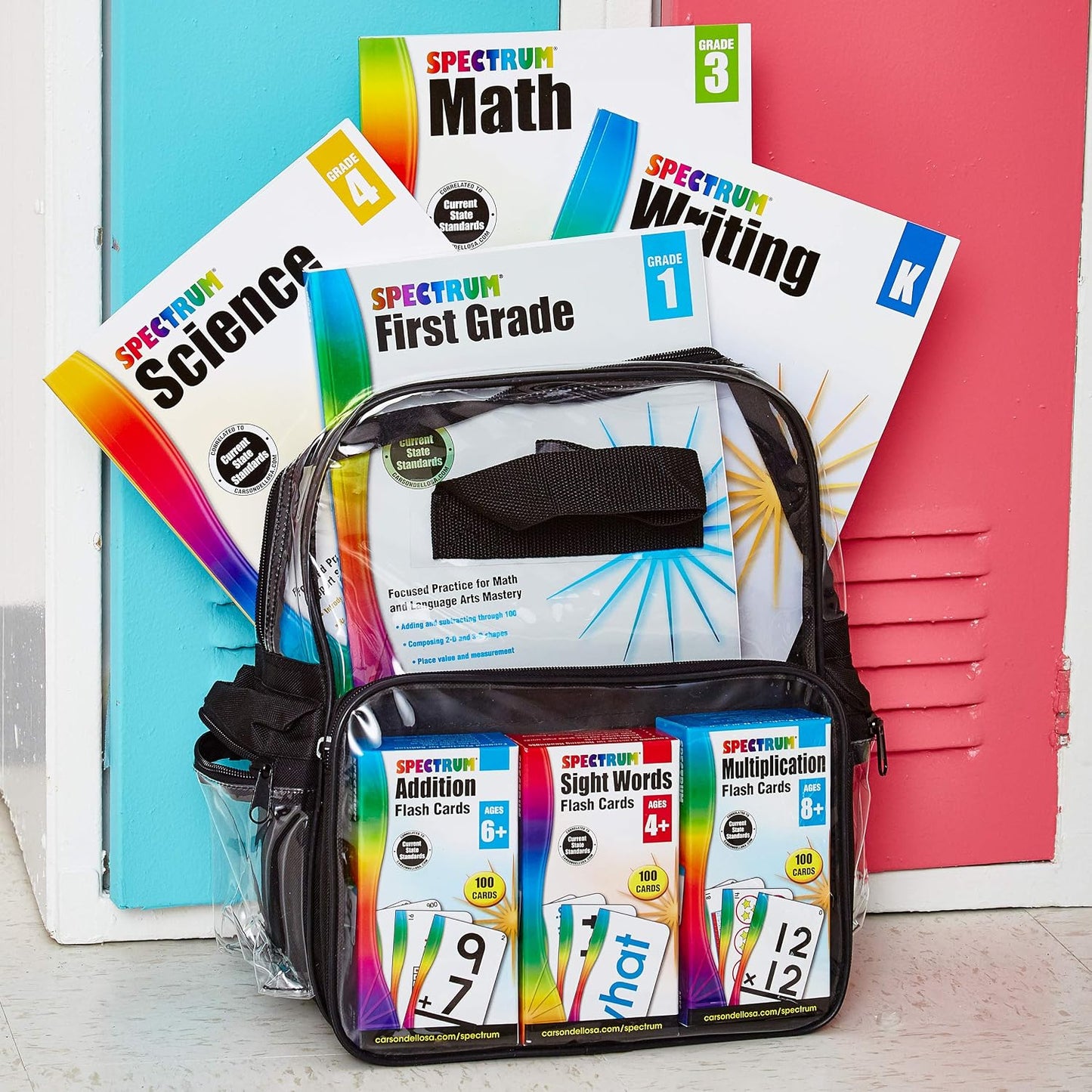 Hot Spectrum Basic Concepts Preschool Workbook, Pre K Activity Book Age 4-5 Covering Colors and Shapes, Writing Practice, and More, PreK Classroom or Homeschool Curriculum, Early Years Series