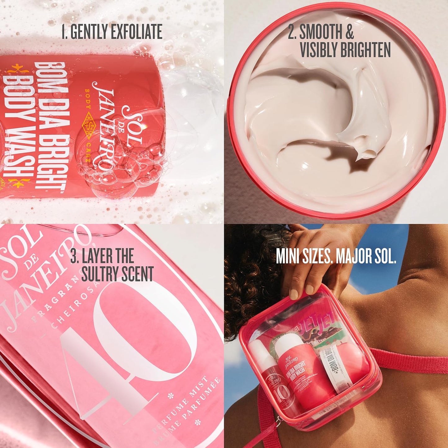 HotSol de Janeiro Jet Set | Travel Shower Kit | $40 value