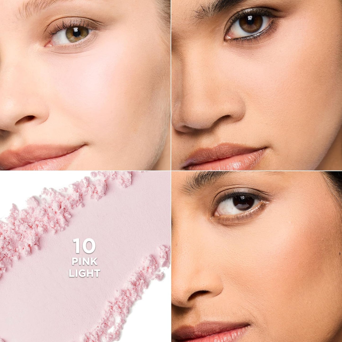 HotL'Oreal Paris Infallible Blur-fection Longwear Loose Setting Powder, Blurring Face Powder With Up to 24HRs of Wear, Brightening Light Pink, 1 Kit