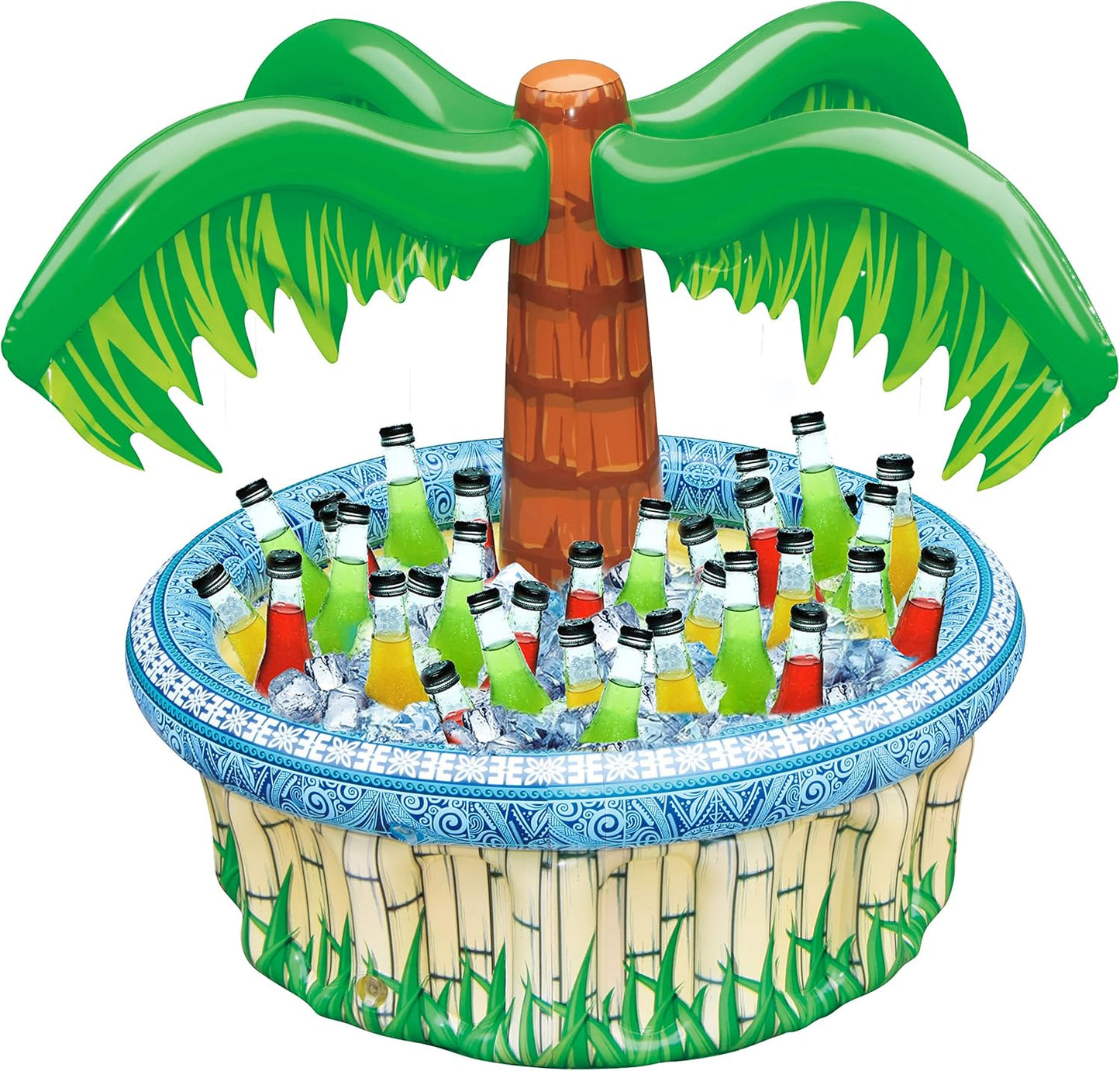 Hot JOYIN 28” Inflatable Palm Tree Cooler, Luau Hawaiian Tropical Beach Themed Party Decorations, Blow Up Palm Trees Cooler Outdoor Party Supplies, Kids Adults Birthday Party Décor