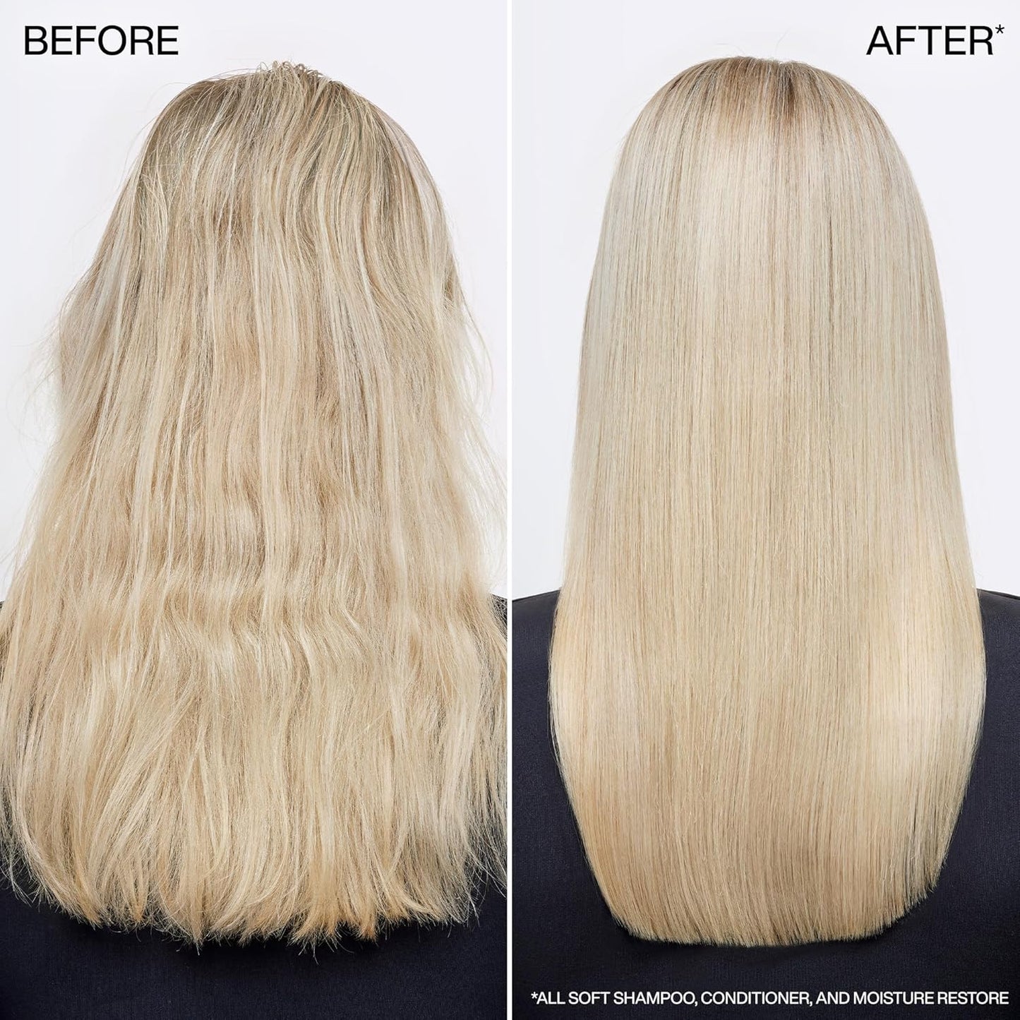 HotRedken All Soft Conditioner - Moisturizes & Hydrates Dry, Brittle Hair, Softens, Smooths & Adds Hair Shine, Conditioner & Detangler