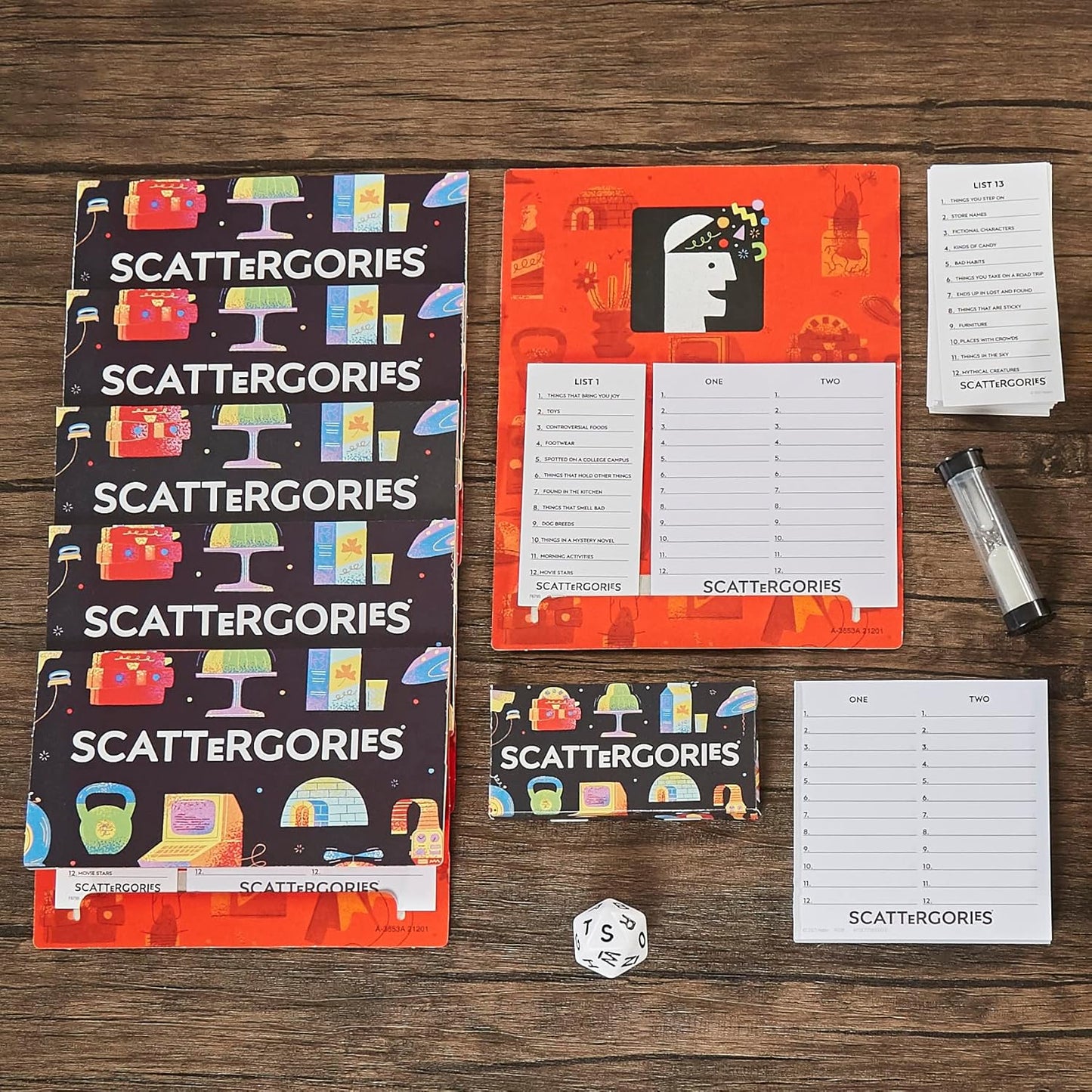 HotHasbro Gaming Scattergories Classic Game, Party Game for Adults and Teens Ages 13 and up, Board Game for 2+ Players