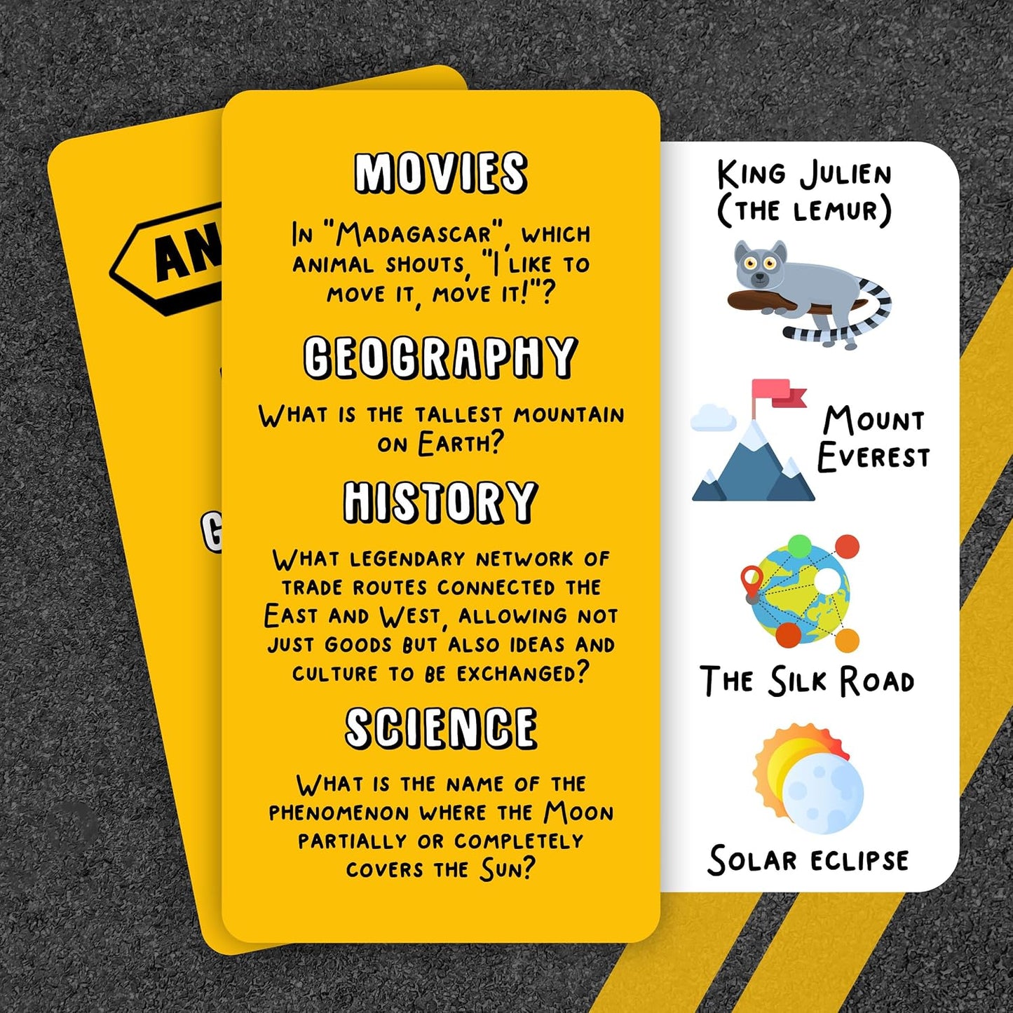 Hot WELL BALANCED Road Trip Trivia - Road Trip Games for Kids Travel Essentials Car Activities Must Haves for Ages 8+