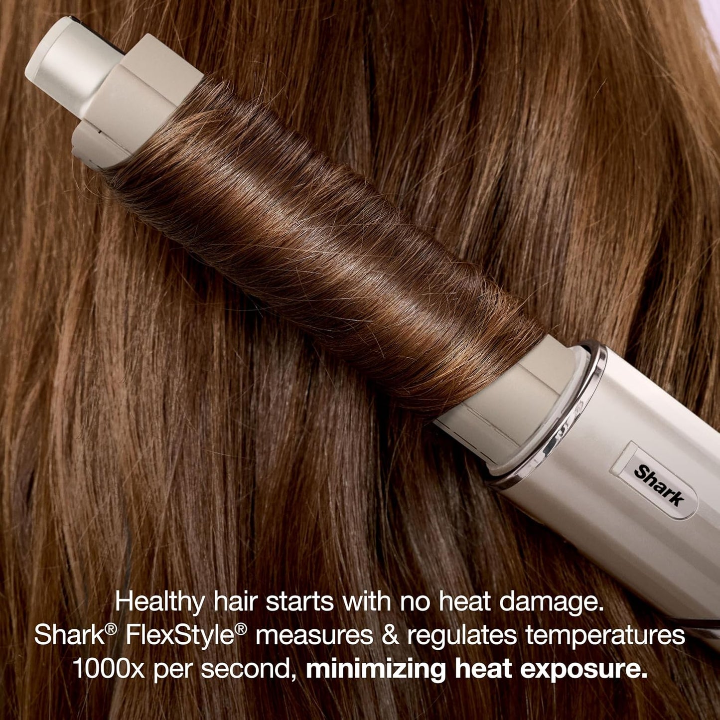 HotShark FlexStyle | Air Multi-Styler & Drying System | Hair Dryer Brush for Blowouts with Coanda Auto- Wrap Curlers, Oval & Paddle Brush & Concentrator Attachment | Stone | HD430