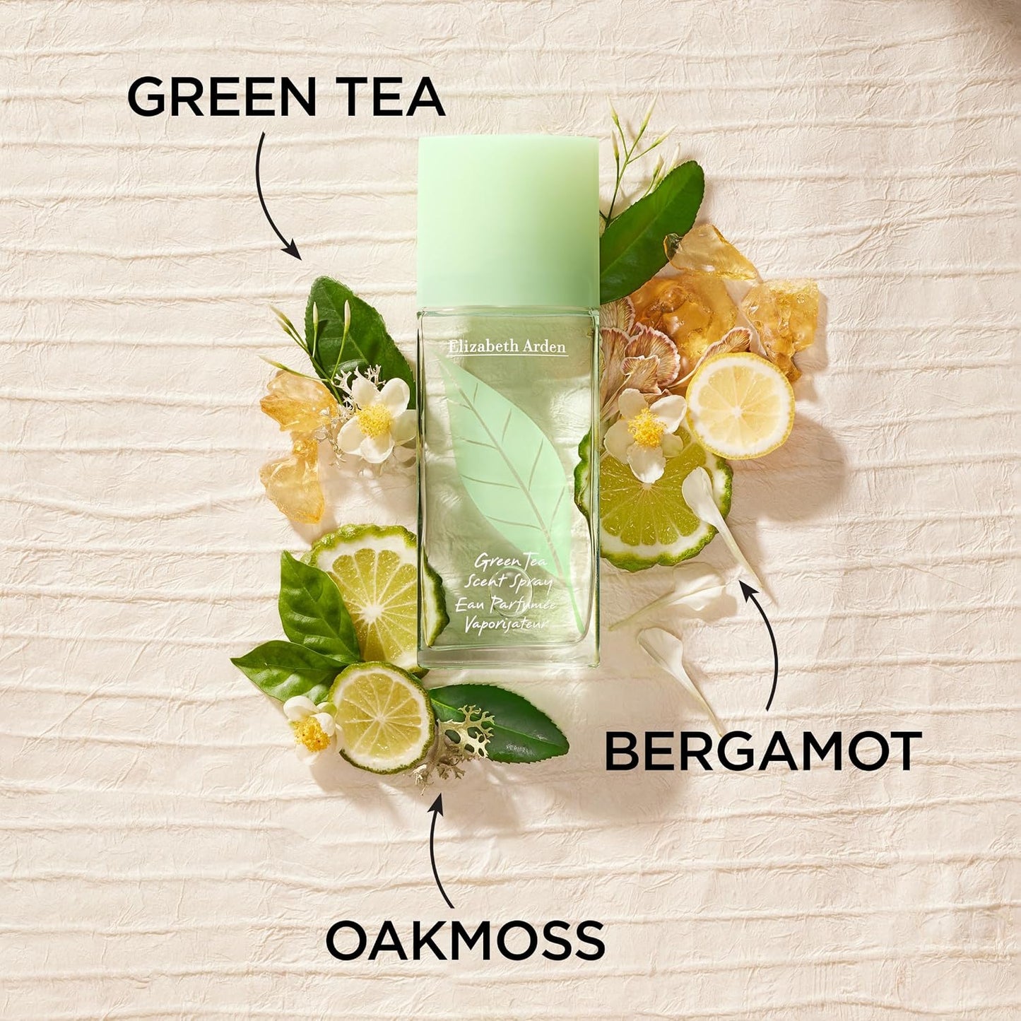 Hot Elizabeth Arden Green Tea Scent Spray Eau de Toilette, Women's Perfume with Notes of Bergamot, Tea and Oakmoss, Fresh & Floral
