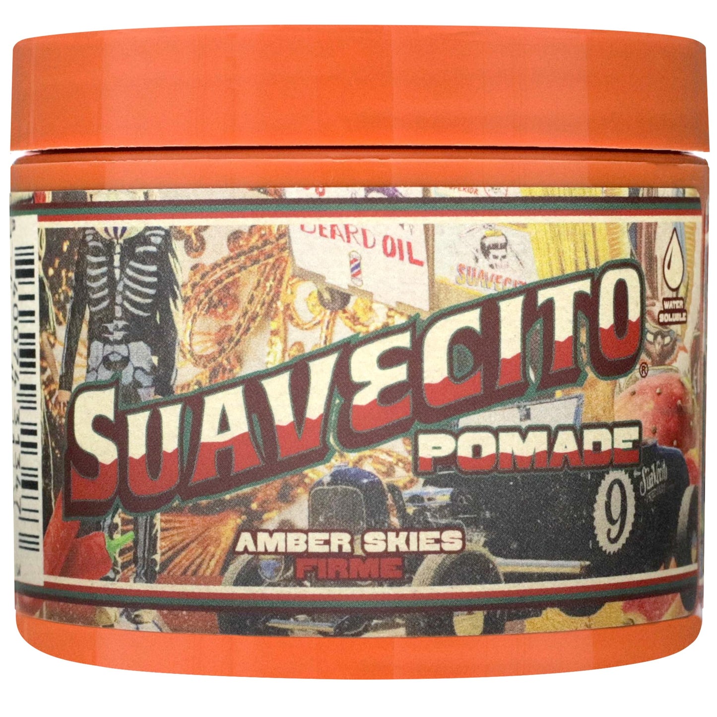 HotSuavecito Pomade Firme (Strong) Hold 4 oz, 1 Pack - Pomade For Men - Medium Shine Water Based Wax Like Flake Free Hair Gel - Easy To Wash Out - All Day Hold For All Hair Styles