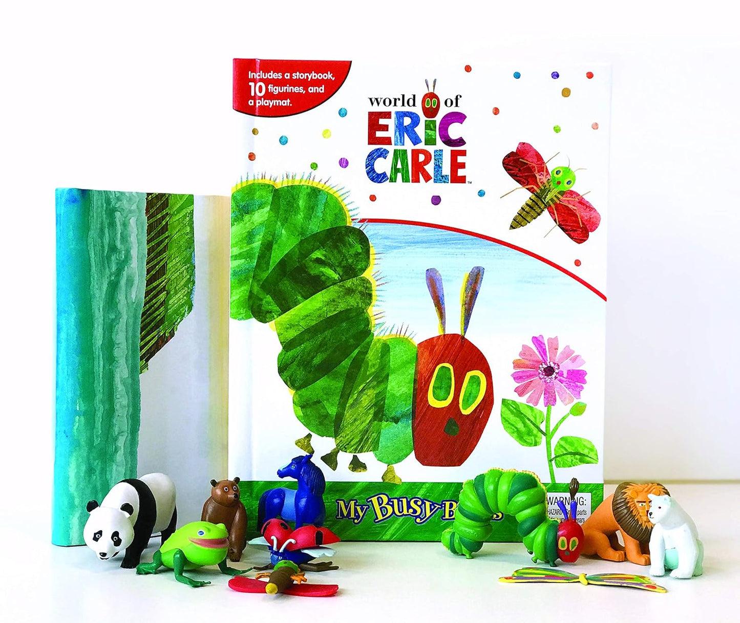 Hot The World of Eric Carle My Busy Books - Storybook, 10 figurines, playmat