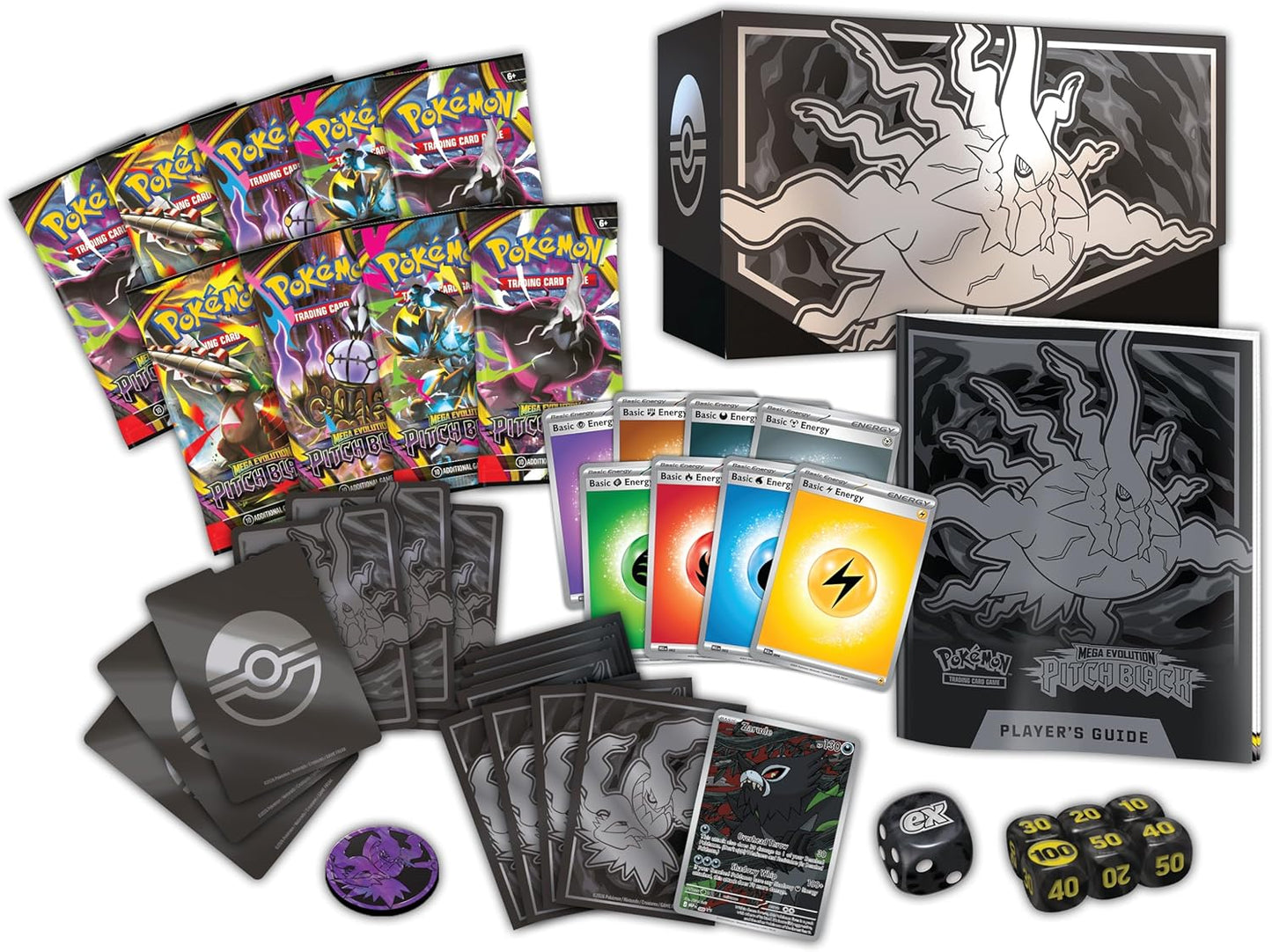 Hot Pokémon TCG: Mega Evolution—Pitch Black Elite Trainer Box