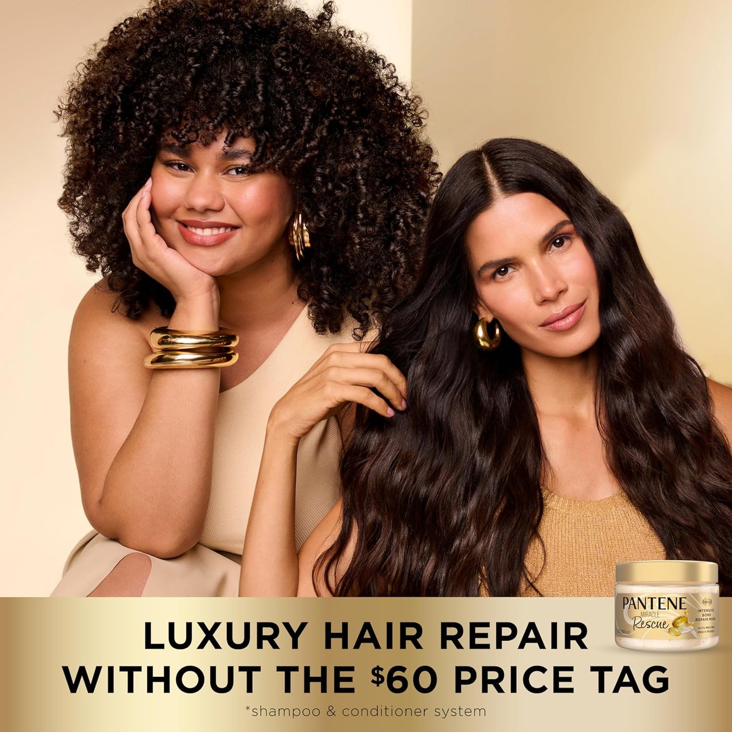 HotPantene Miracle Rescue Hair Mask, Intensive Bond Repair with Melting Pro-V Pearls, Melts Away Damage, Builds Bonds, Strengthens Against Damage, Deep Conditioning for Dry Damaged Hair, 10.1 fl oz