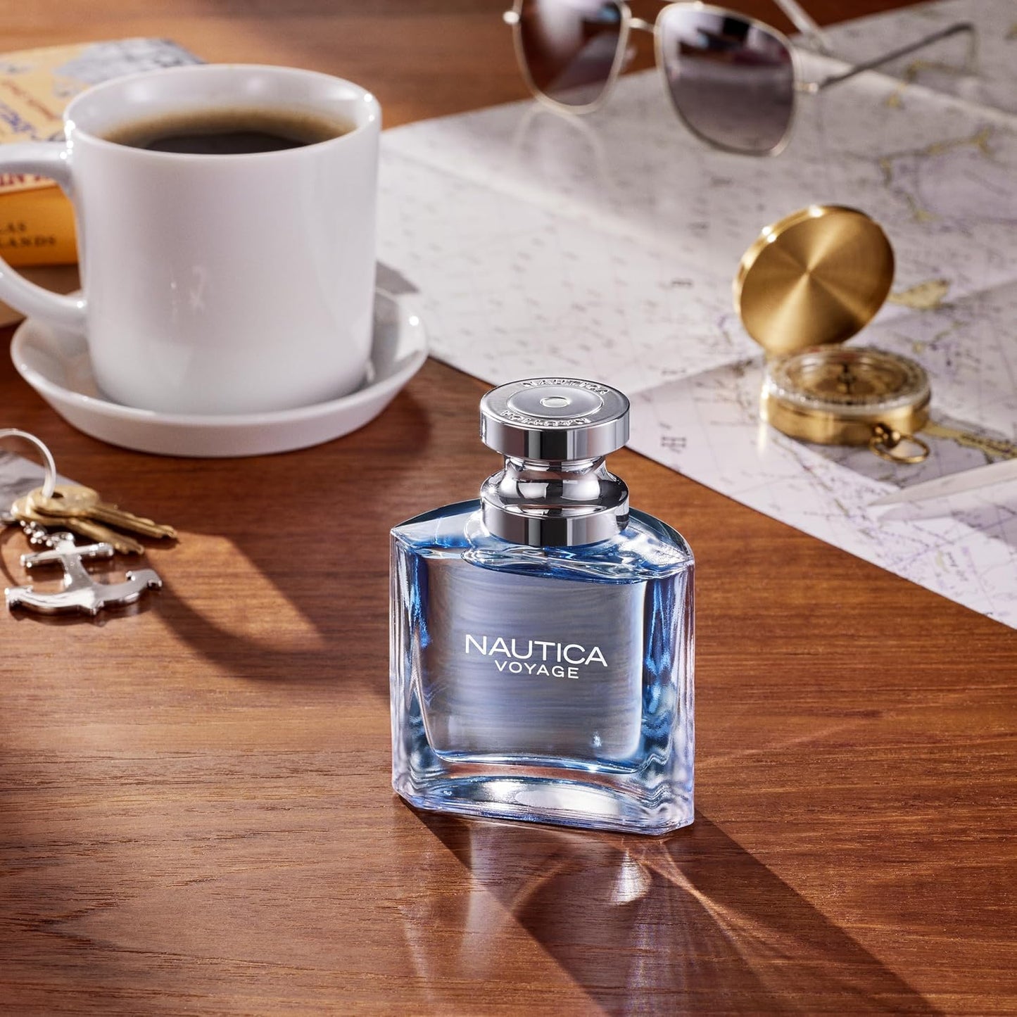 HotNautica Voyage Eau De Toilette, Cologne and Fragrance For Men, Fresh, Romantic, Fruity Scent Woody, Aquatic Notes of Apple, Water Lotus, Cedarwood, and Musk Ideal Day Wear, Long Lasting 6.7Fl oz |