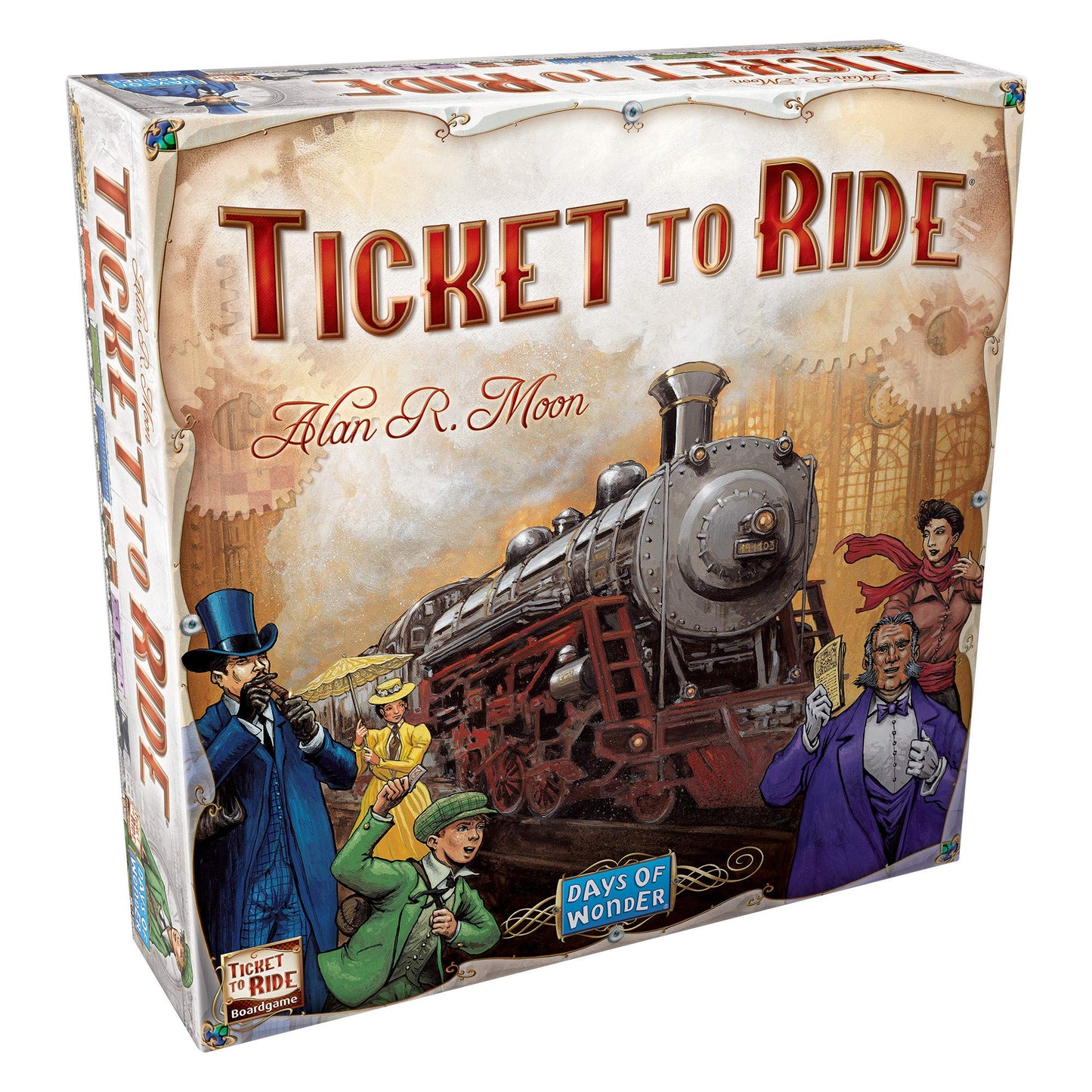 HotAsmodee Ticket to Ride Board Game (2025 Refresh) - A Cross-Country Train Adventure for Friends and Family, Strategy Game for Kids & Adults, Ages 8+, 2-5 Players, 30-60 Minute Playtime