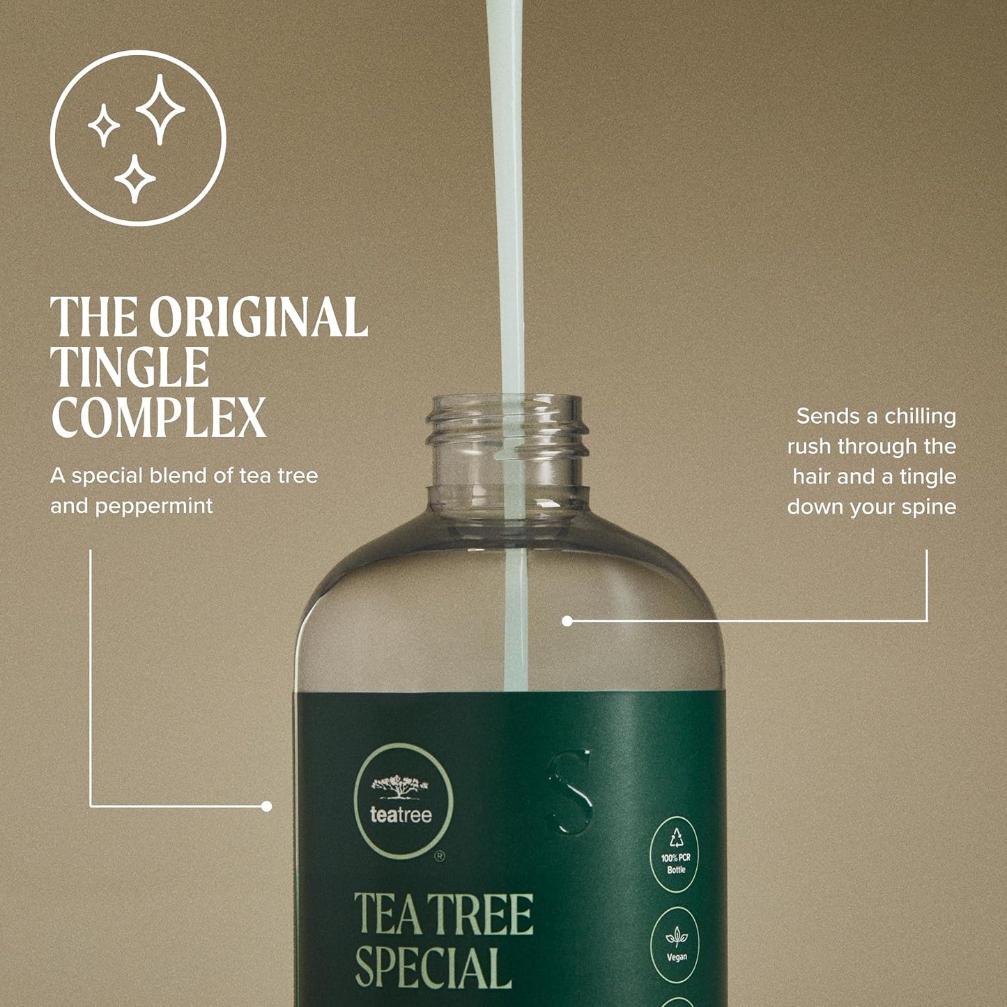 HotTea Tree Special Shampoo, Deep Cleans, Refreshes Scalp, For All Hair Types, Especially Oily Hair