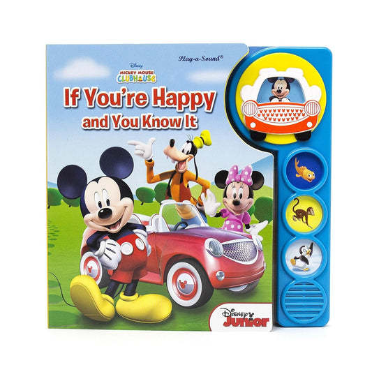 Hot Disney Junior Mickey Mouse Clubhouse - If You're Happy and You Know It Sound Book - PI Kids