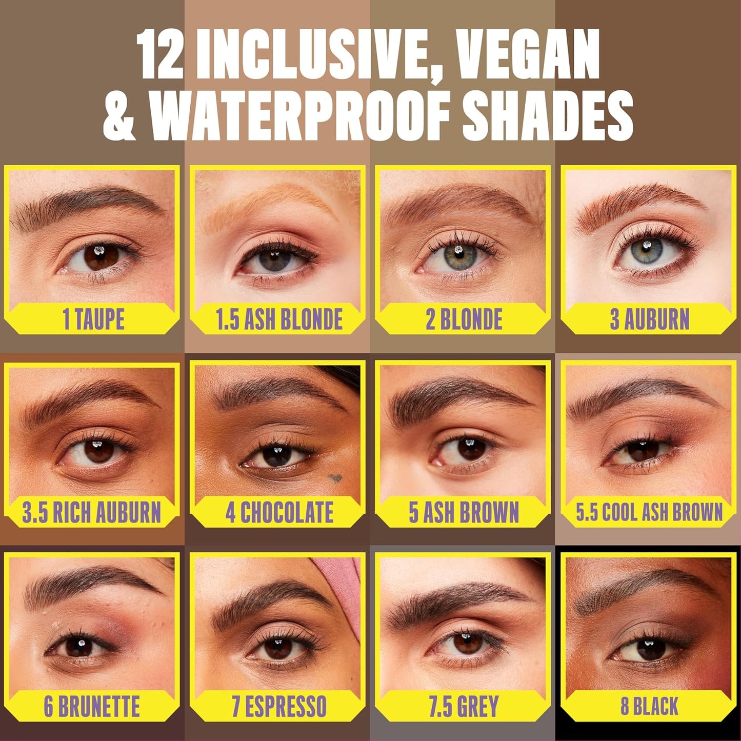 HotNYX PROFESSIONAL MAKEUP Micro Brow Pencil, Precise Eyebrow Pencil - Taupe