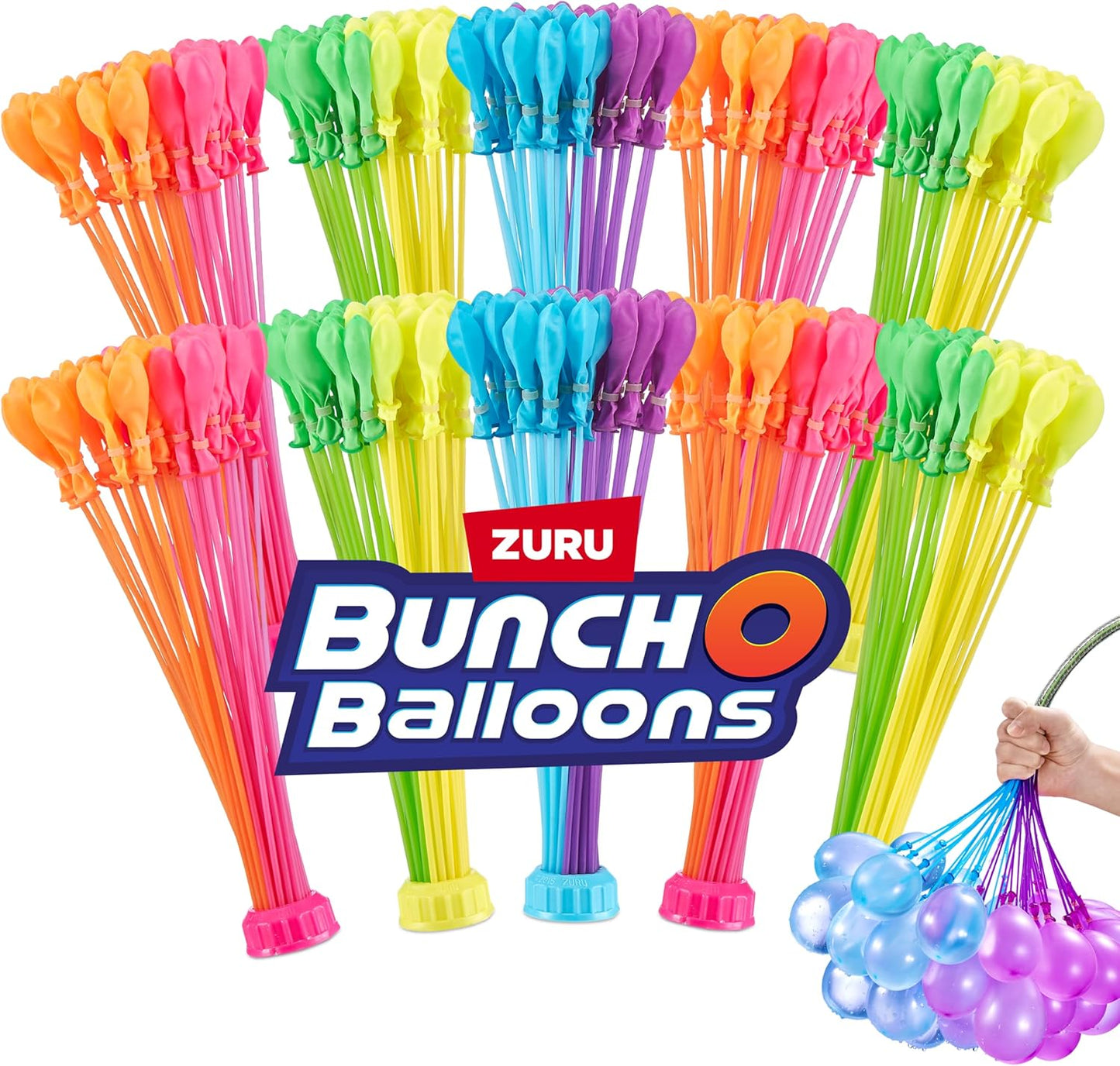 HotOriginal Bunch O Balloons Tropical Party 330+ Rapid-Filling Self-Sealing Water Balloons (Amazon Exclusive 10 count, pack of 1) by ZURU Water Balloon for the Whole Family, Kids, Teens and Adults