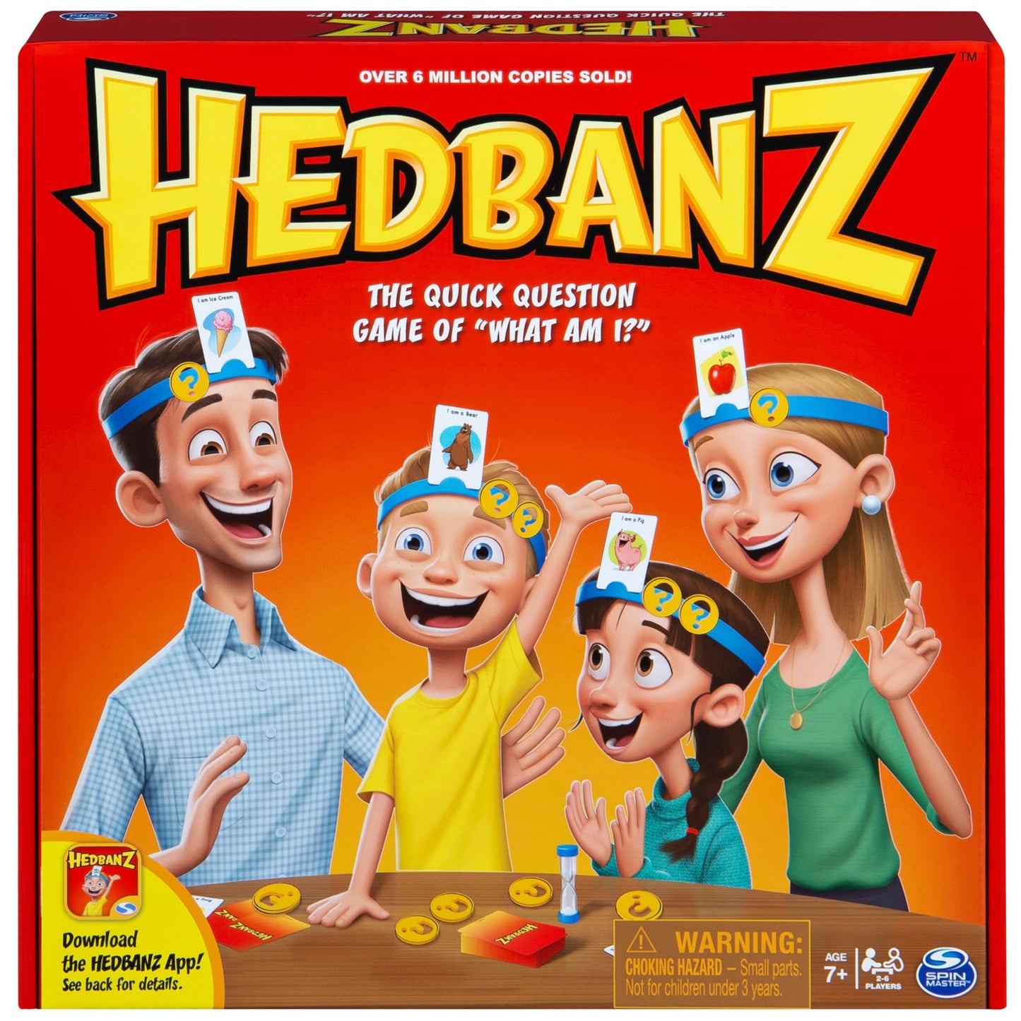 HotSpin Master Games Hedbanz Picture Guessing Game for Family Game Night