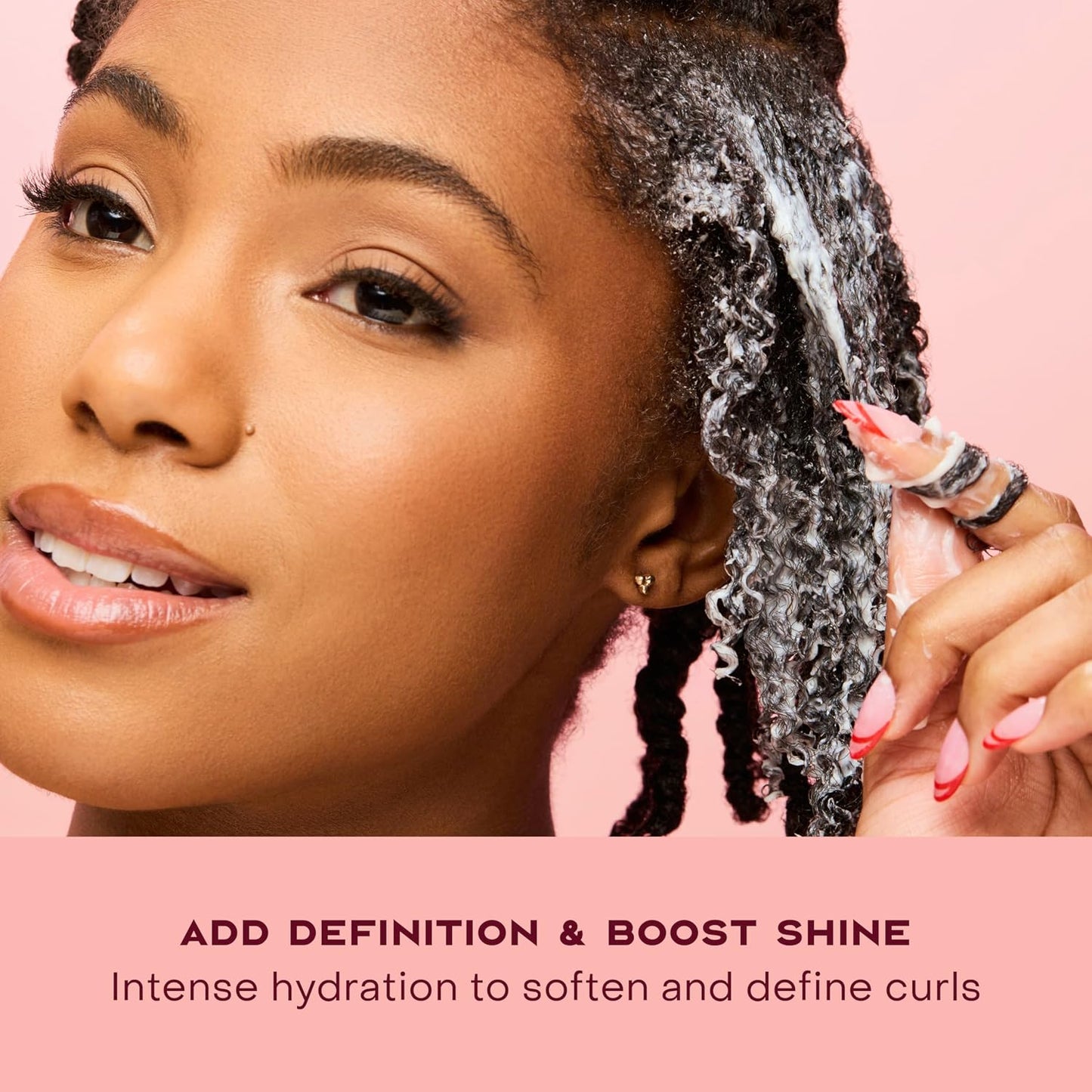 HotSheaMoisture Smoothie Curl Enhancing Cream Coconut and Hibiscus for Thick, Curly Hair Sulfate Free and Paraben Free 12 oz