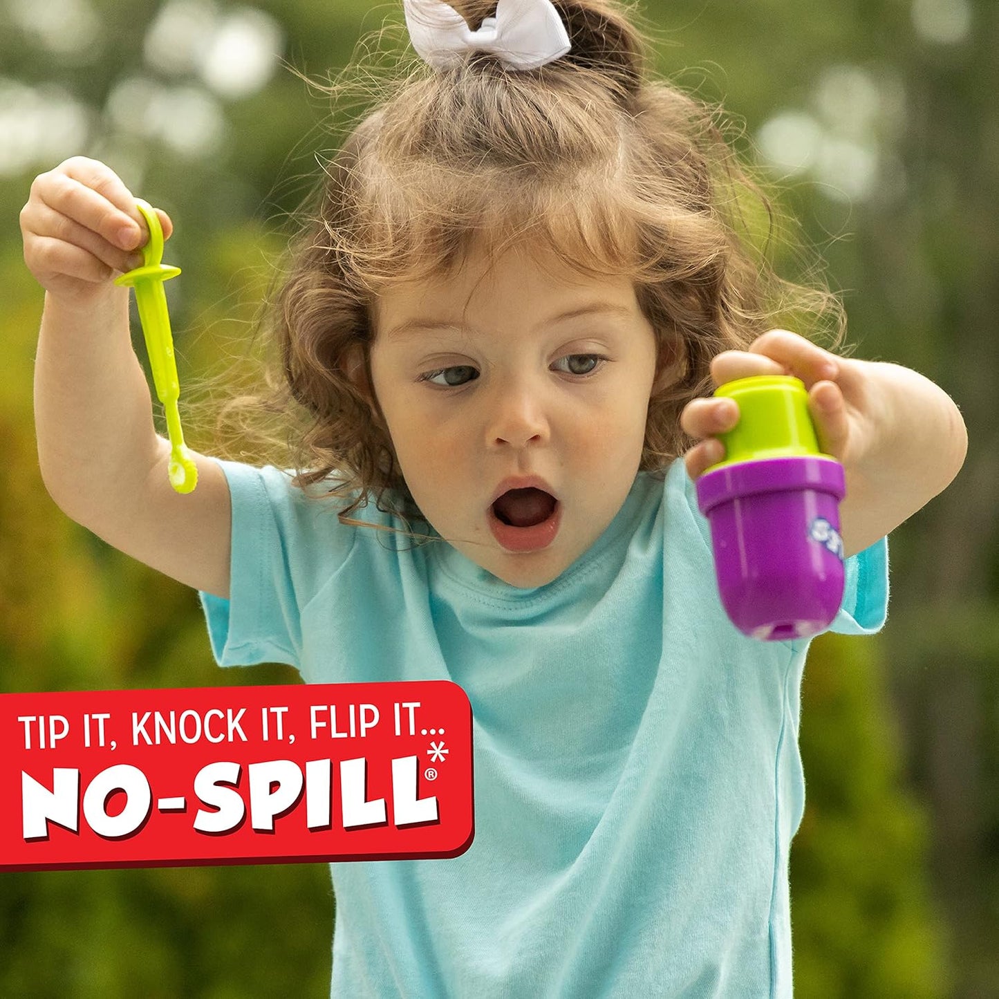 Hot Little Kids Fubbles No-Spill Mini Bubble Tumbler (3 Pack), Multi (99630)