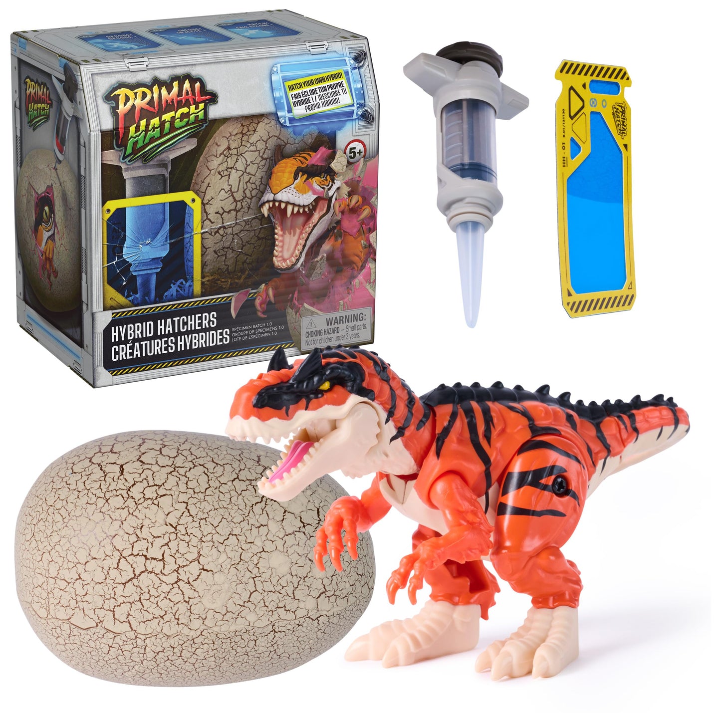 Hot Primal Hatch Jurassic World Interactive T-Rex Toy Dinosaur Egg | Interactive Dino Figure, Realistic Hatching Experience, 100+ Sounds & Reactions, Train & Feed, Gifts for Kids Ages 5+