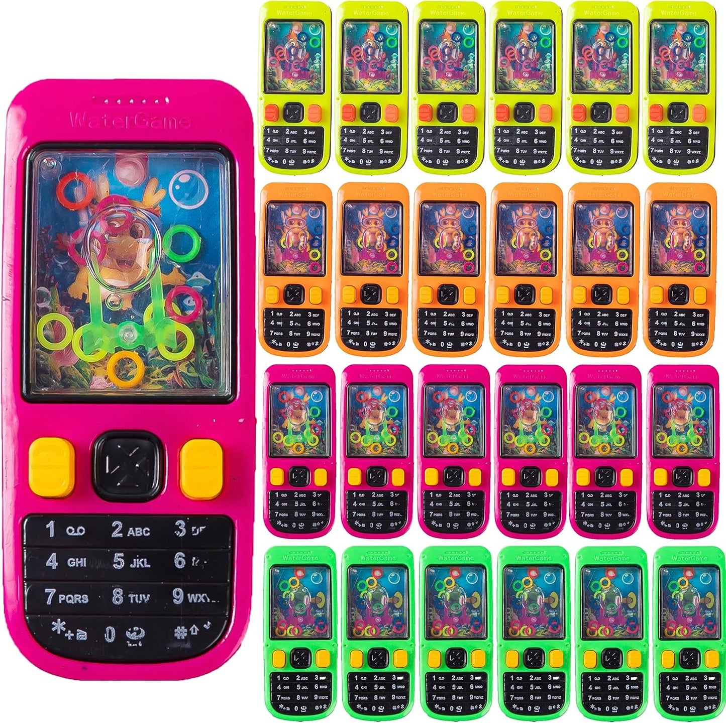 Hot Desyeryamimi 24 Pack Handheld Water Ring Games for Kids Party Favors Goodie Bags Stuffers Return Gifts for Kids Birthday Classroom Prize Box Rewards Bulk