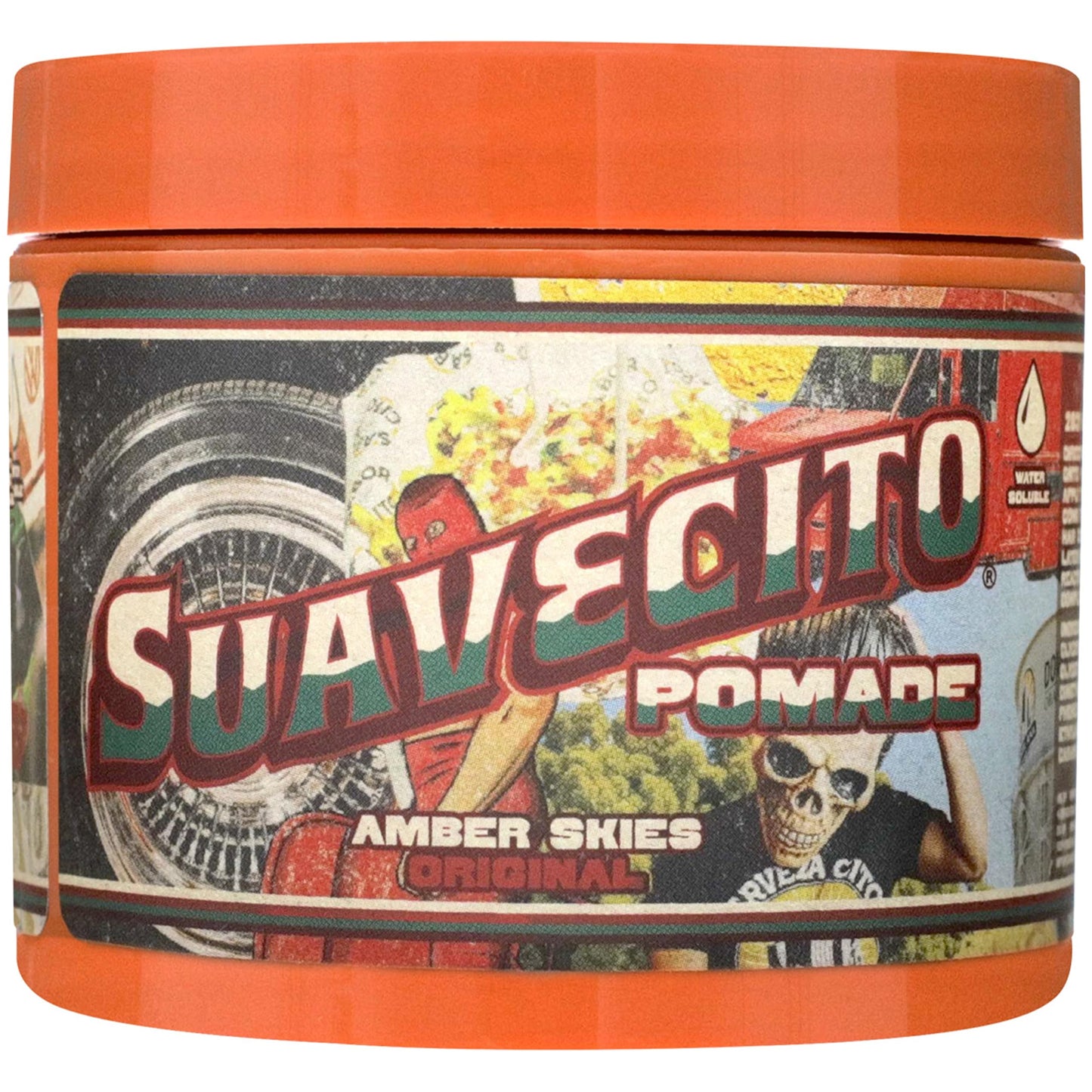 HotSuavecito Pomade Original Hold For Men 4 oz, 1 Pack - Medium Shine Water Based Wax Like Flake Free Hair Gel - Easy To Wash Out - All Day Hold For All Hairstyles