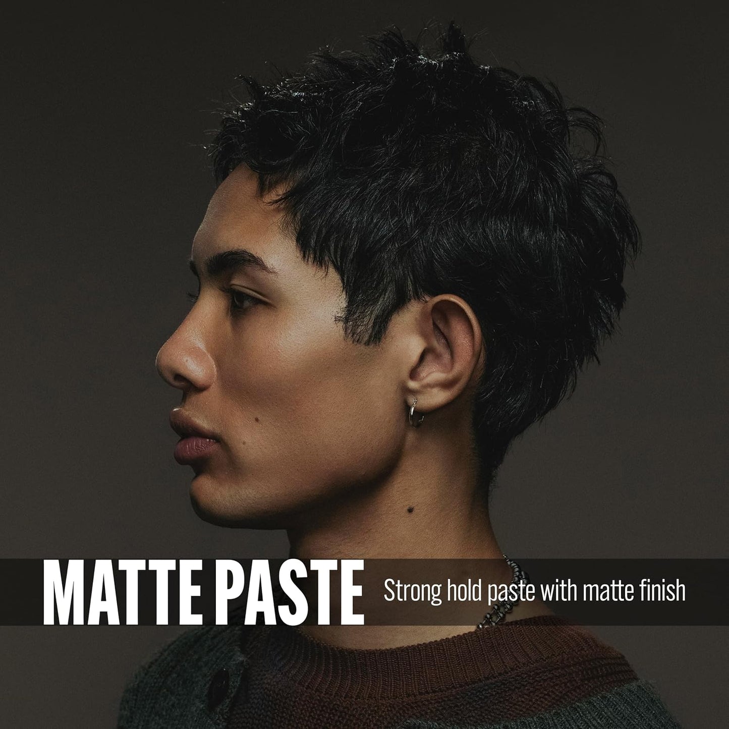 HotSTMNT Grooming Goods Matte Paste 3.38 oz | All Day Strong Hold & High Volume | Hair Clay Paste For Men | Non-Greasy Formula | Texture Paste for Hair | Ideal for Dry & Damp Hair | Mens Hair Styling