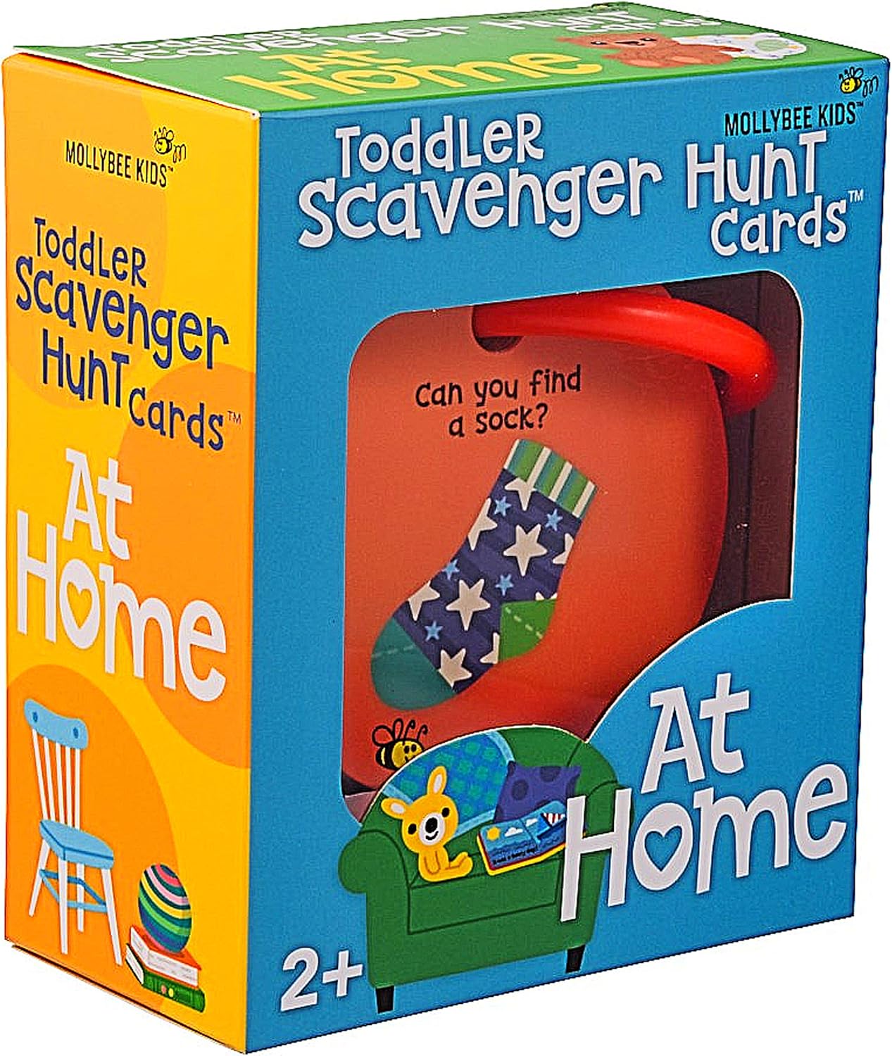 Hot MOLLYBEE KIDS Toddler Scavenger Hunt Cards at Home, Toddler Activity, Ages 2, 3, Indoor Scavenger Hunt Game