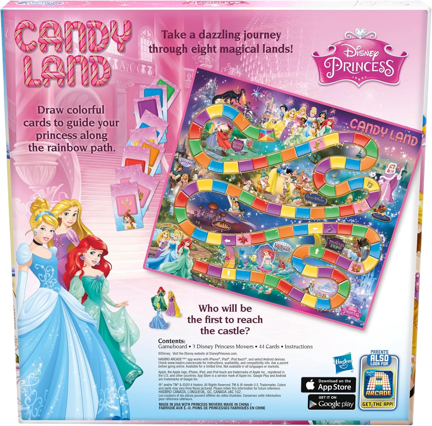 Hot Hasbro Gaming Candy Land Disney Princess Edition Board Game, Preschool Games for 2 to 3 Players, Easter Gifts for Boys and Girls, Family Games for Kids Ages 3 and Up (Amazon Exclusive)