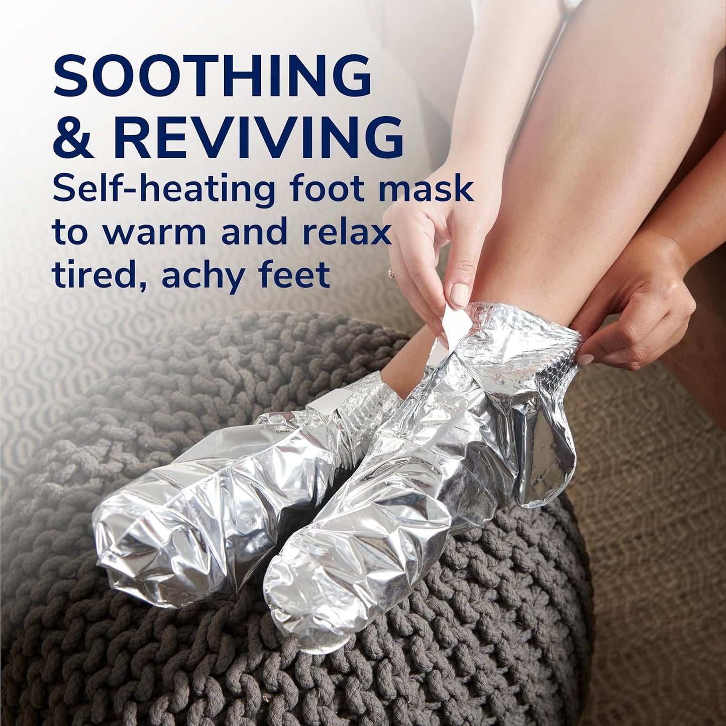 HotDr. Scholl's® Tired, Achy Feet Soothing & Reviving Foot Mask, 3 Pair, Warming Booties